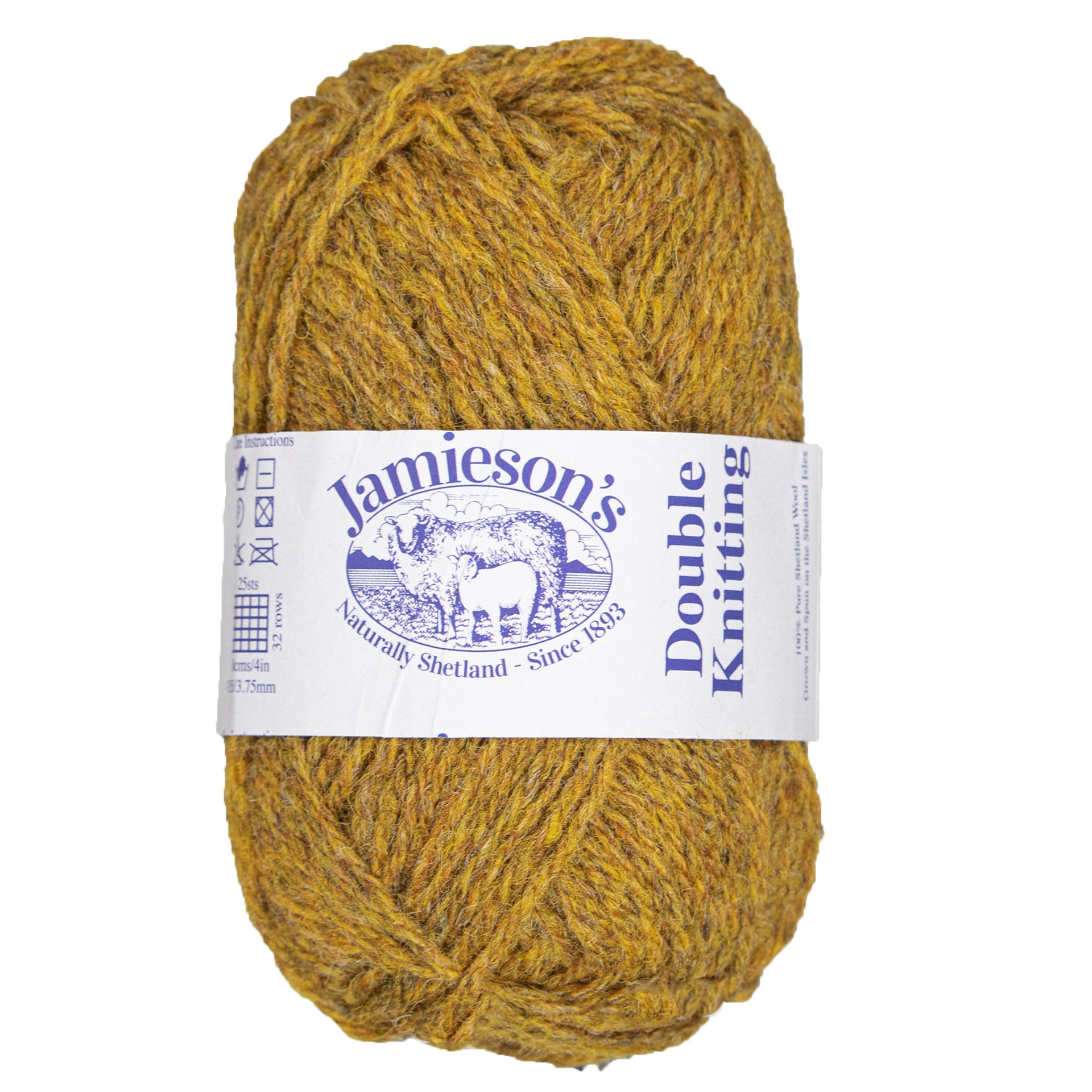 Jamieson's of Shetland Double Knitting Yarn - 423 Burnt Ochre - Zoom Image
