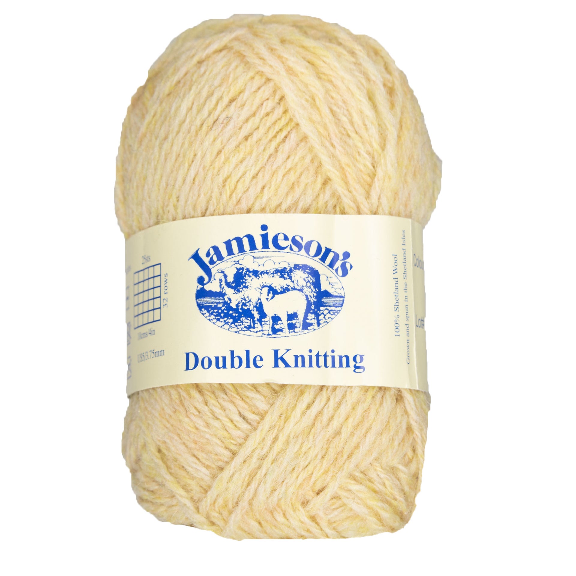 Jamieson's of Shetland Double Knitting Yarn - 179 Buttermilk - Zoom Image

