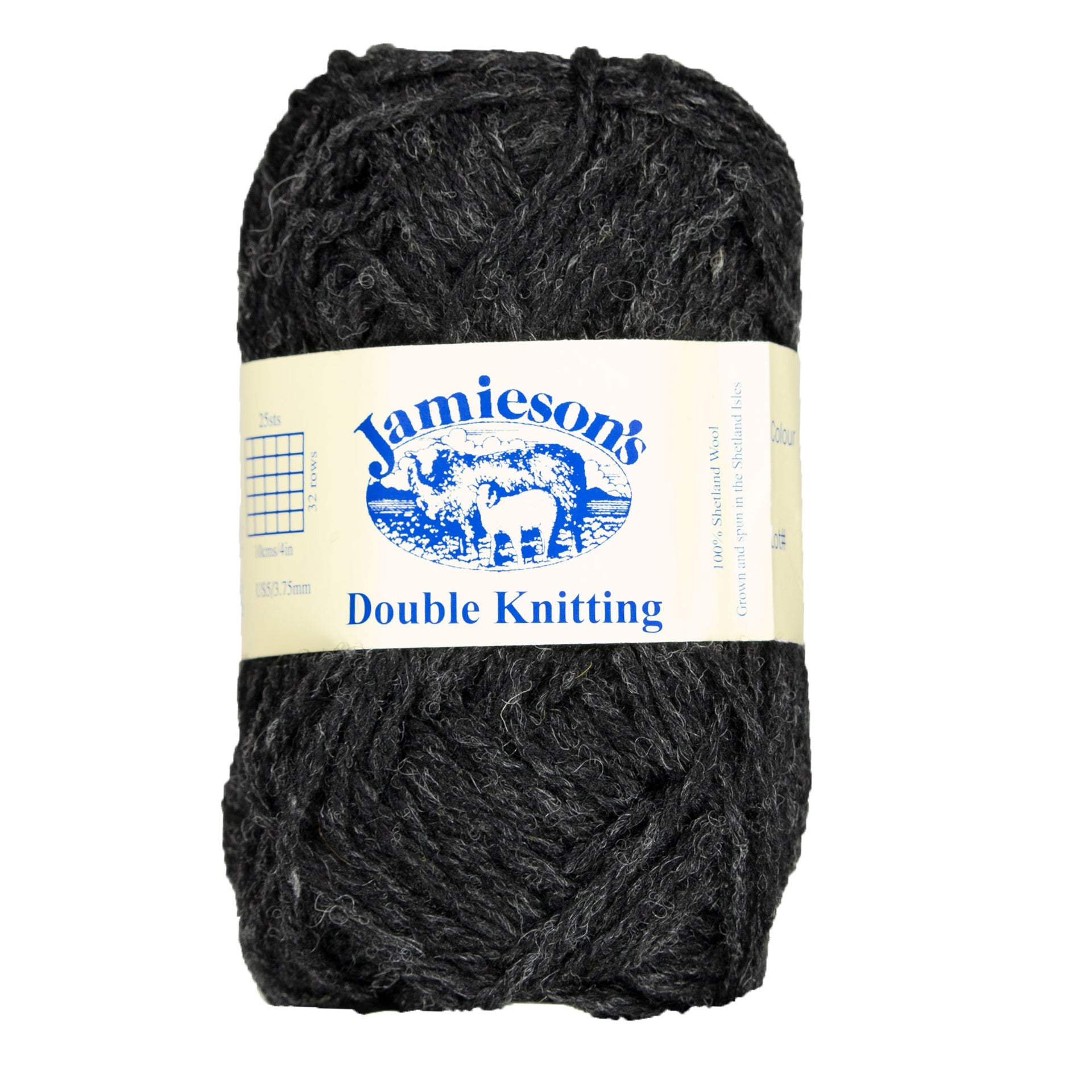 Jamieson's of Shetland Double Knitting Yarn - 126 Charcoal - Zoom Image
