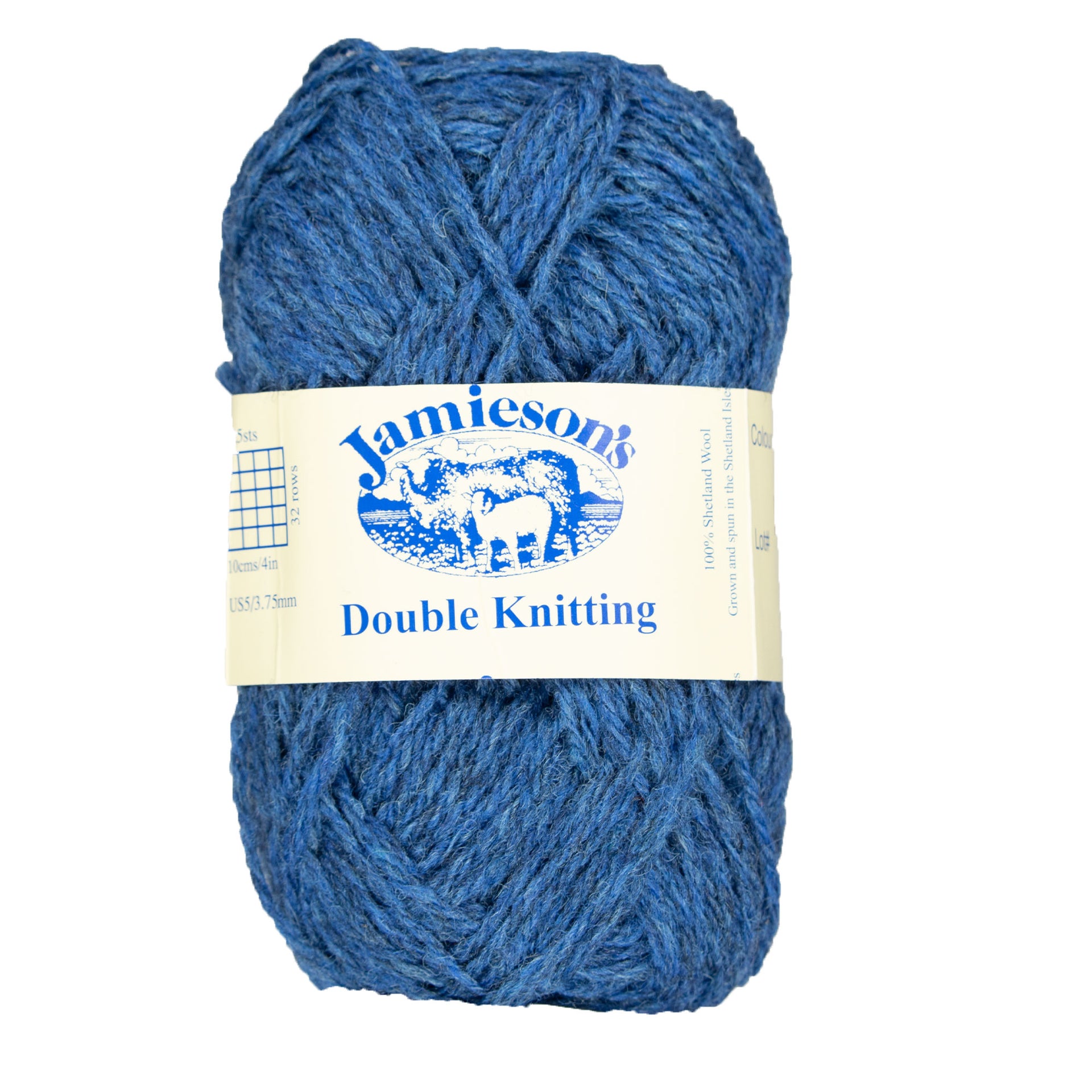 Jamieson's of Shetland Double Knitting Yarn - 168 Clyde Blue (Backordered) - Zoom Image
