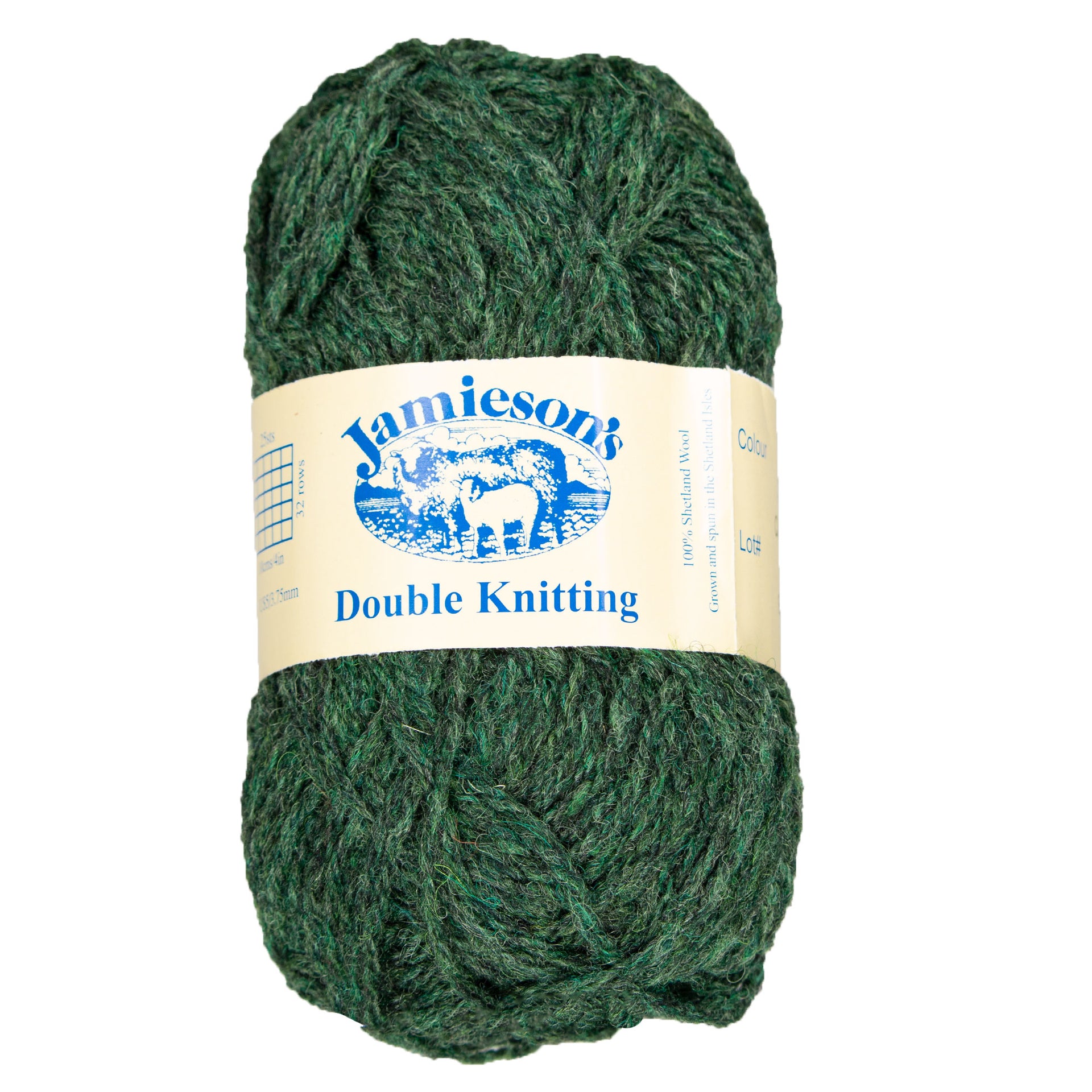 Jamieson's of Shetland Double Knitting Yarn - 336 Conifer - Zoom Image

