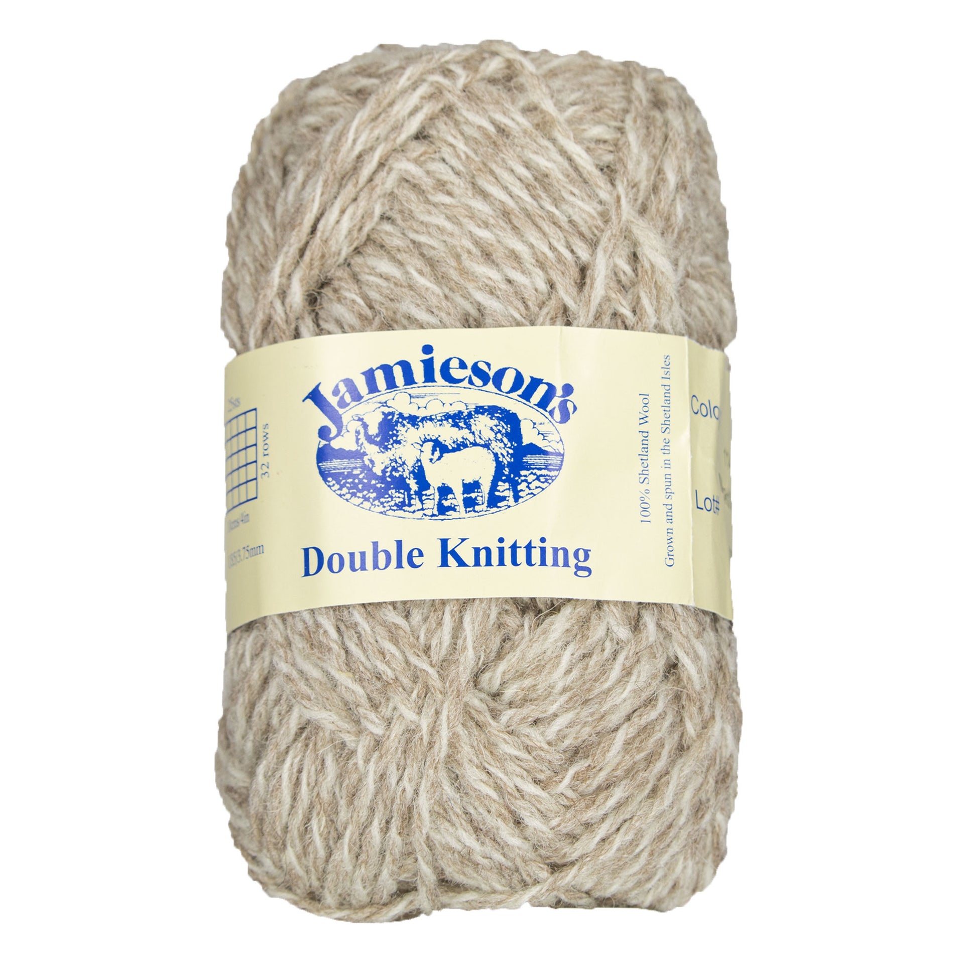 Jamieson's of Shetland Double Knitting Yarn - 114 Mooskit/White - Zoom Image
