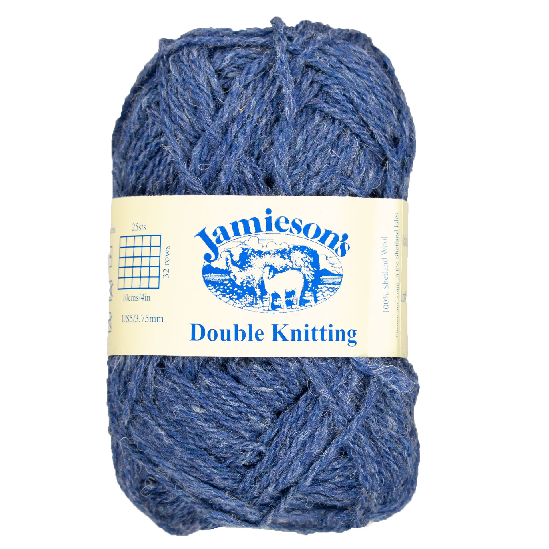 Jamieson's of Shetland Double Knitting Yarn - 162 Neptune - Zoom Image
