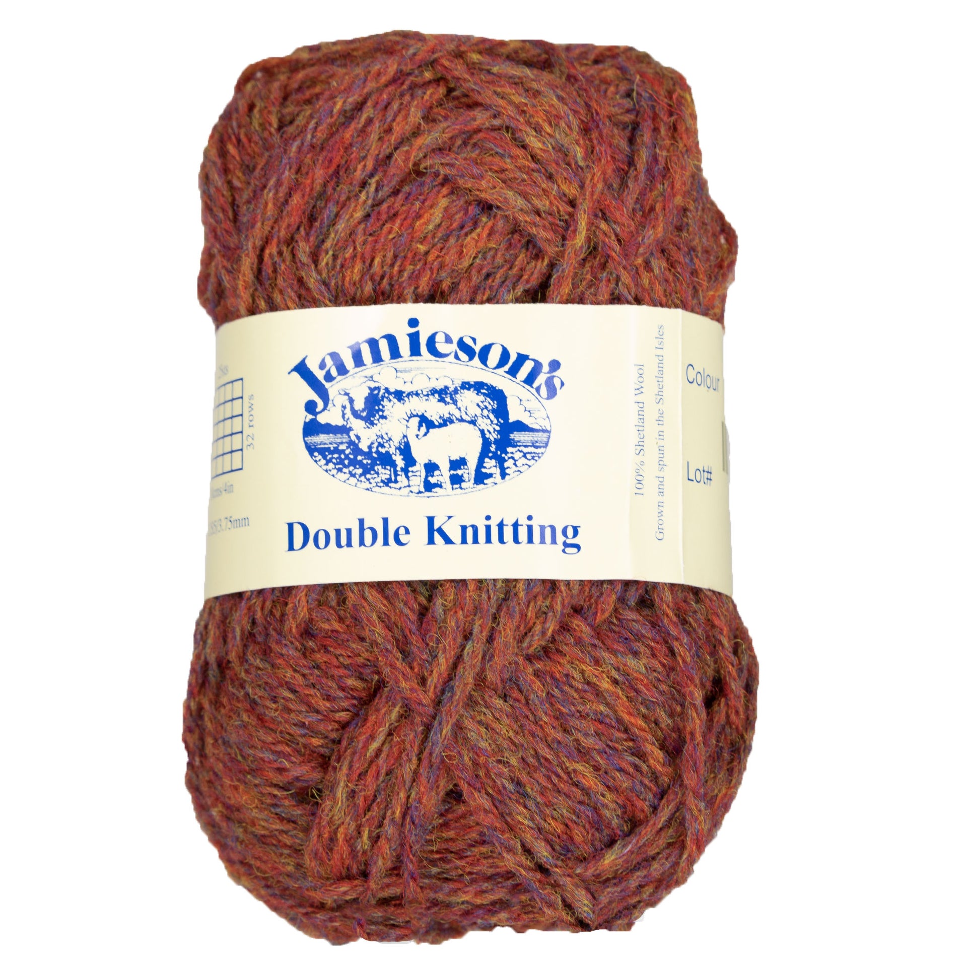 Jamieson's of Shetland Double Knitting Yarn - 261 Paprika - Zoom Image
