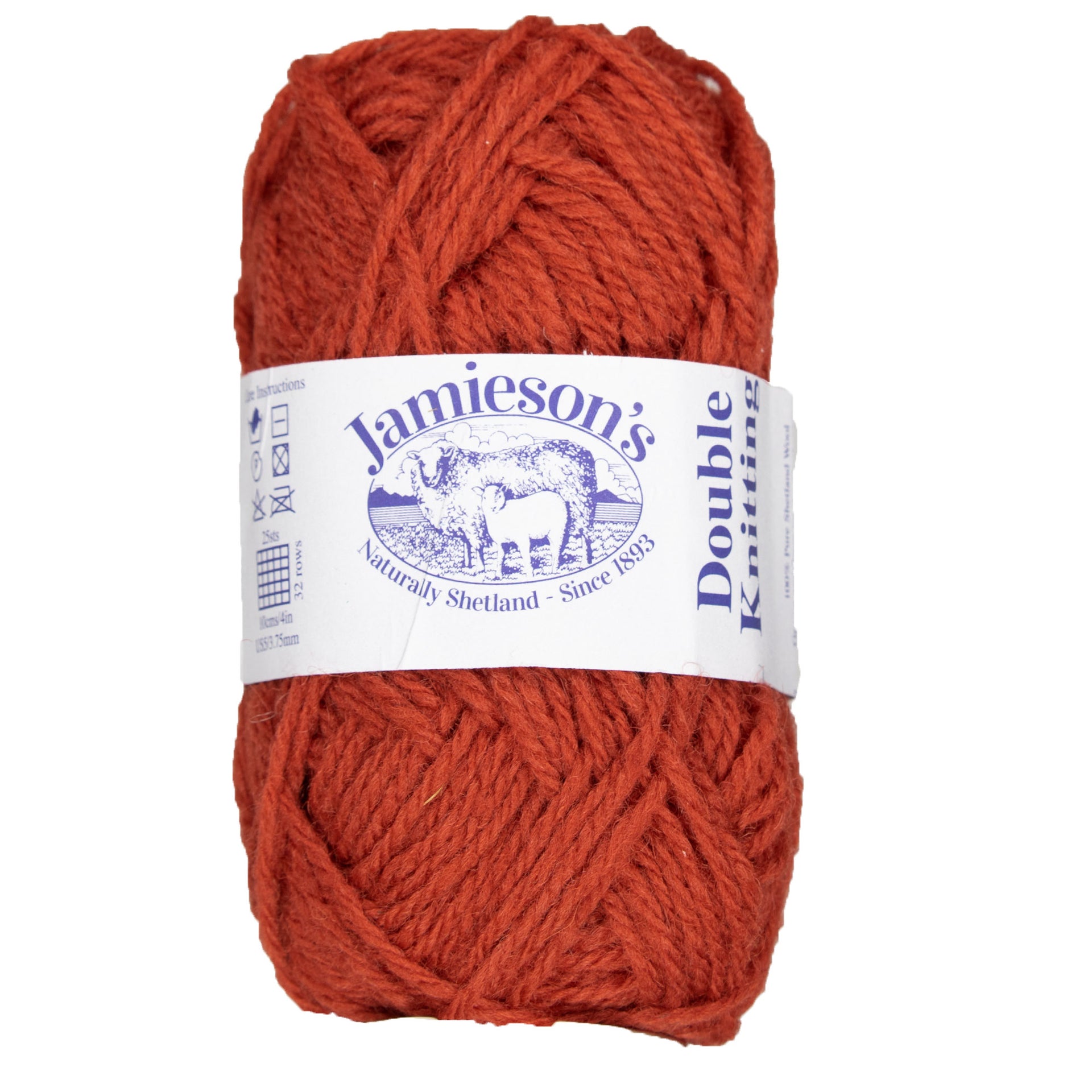 Jamieson's of Shetland Double Knitting Yarn - 524 Poppy - Zoom Image
