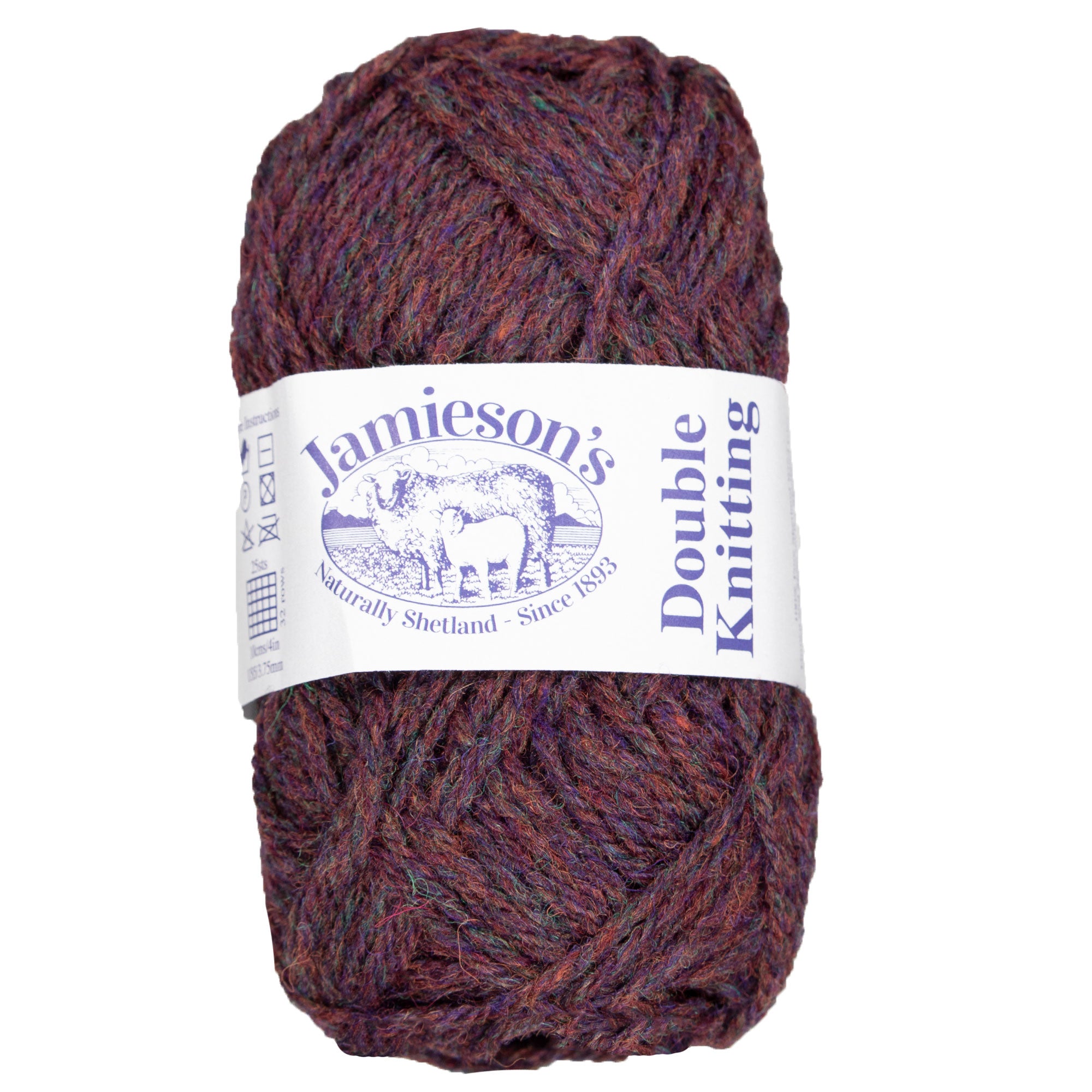 Jamieson's of Shetland Double Knitting Yarn - 239 Purple Heather - Zoom Image
