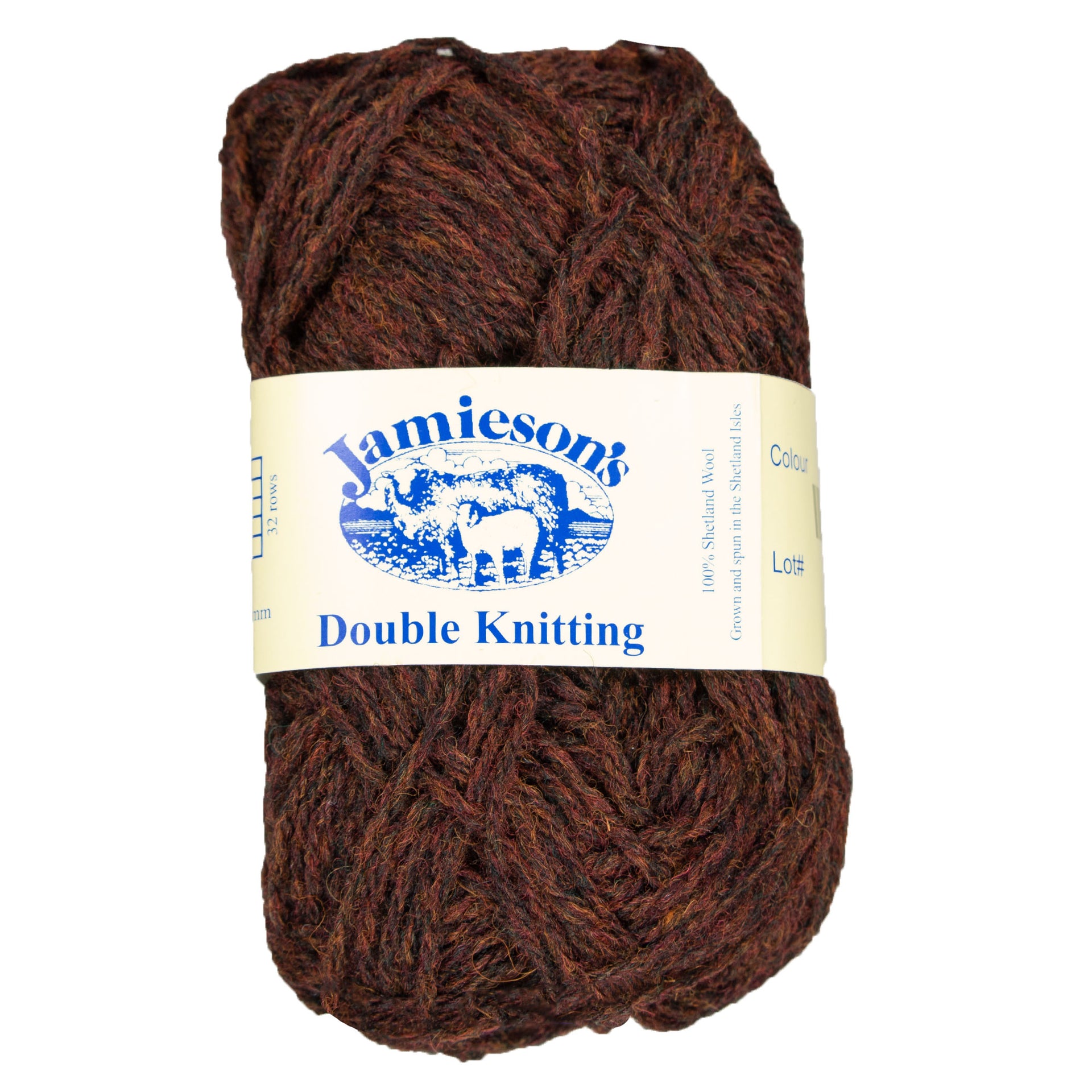 Jamieson's of Shetland Double Knitting Yarn - 242 Ruby - Zoom Image
