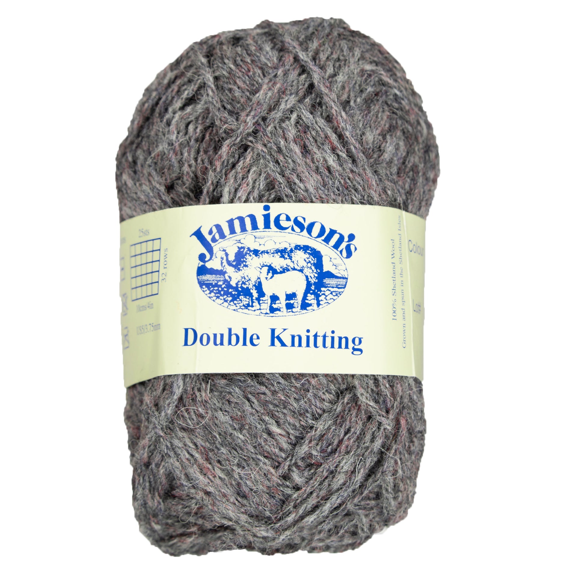 Jamieson's of Shetland Double Knitting Yarn - 125 Slate - Zoom Image
