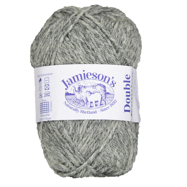 Jamieson's of Shetland Double Knitting Yarn - 320 Steel - Zoom Image