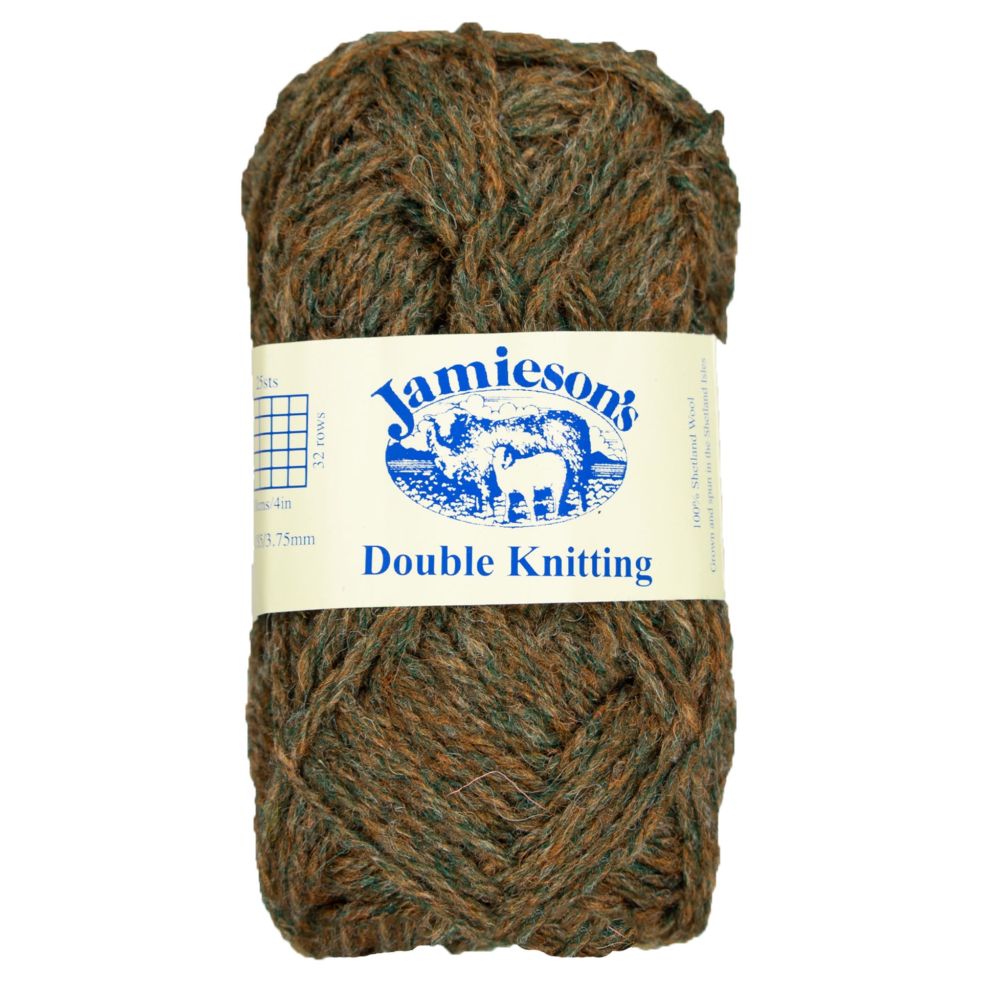 Jamieson's of Shetland Double Knitting Yarn - 241 Tan Green - Zoom Image

