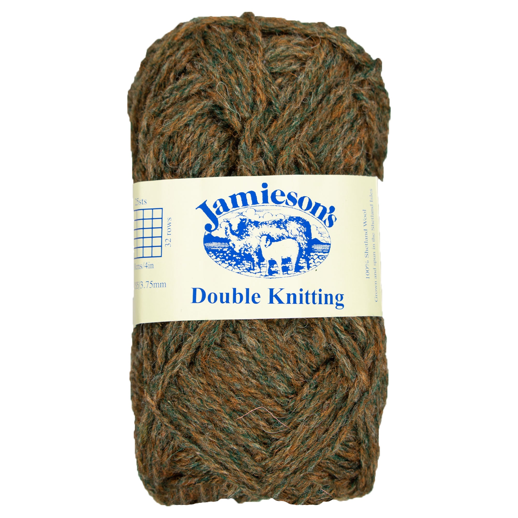 Jamieson's of Shetland Double Knitting Yarn - 241 Tan Green - Zoom Image