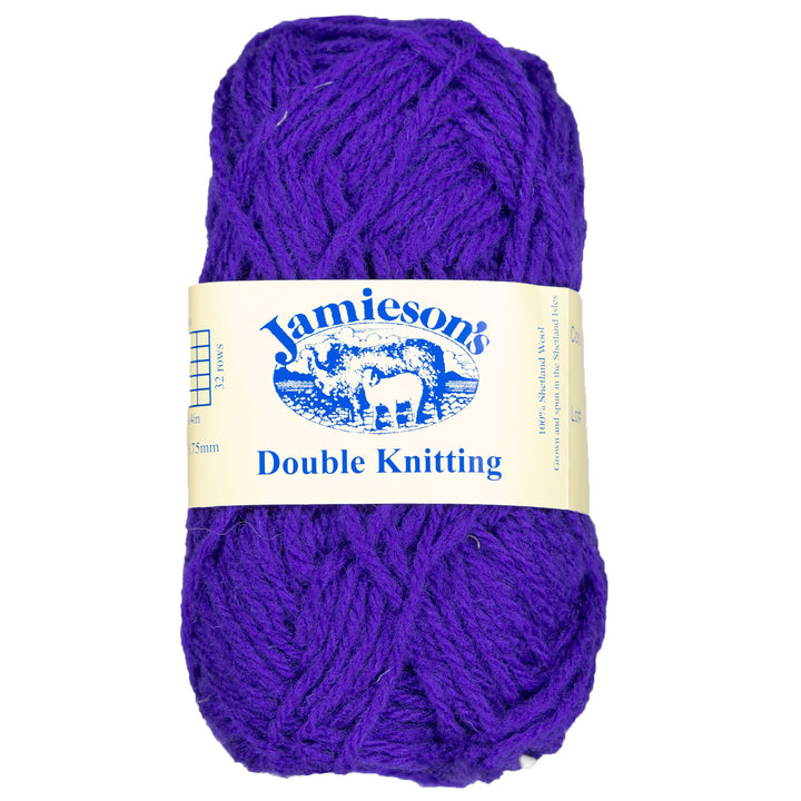 Jamieson's of Shetland Double Knitting Yarn - 600 Violet - Zoom Image