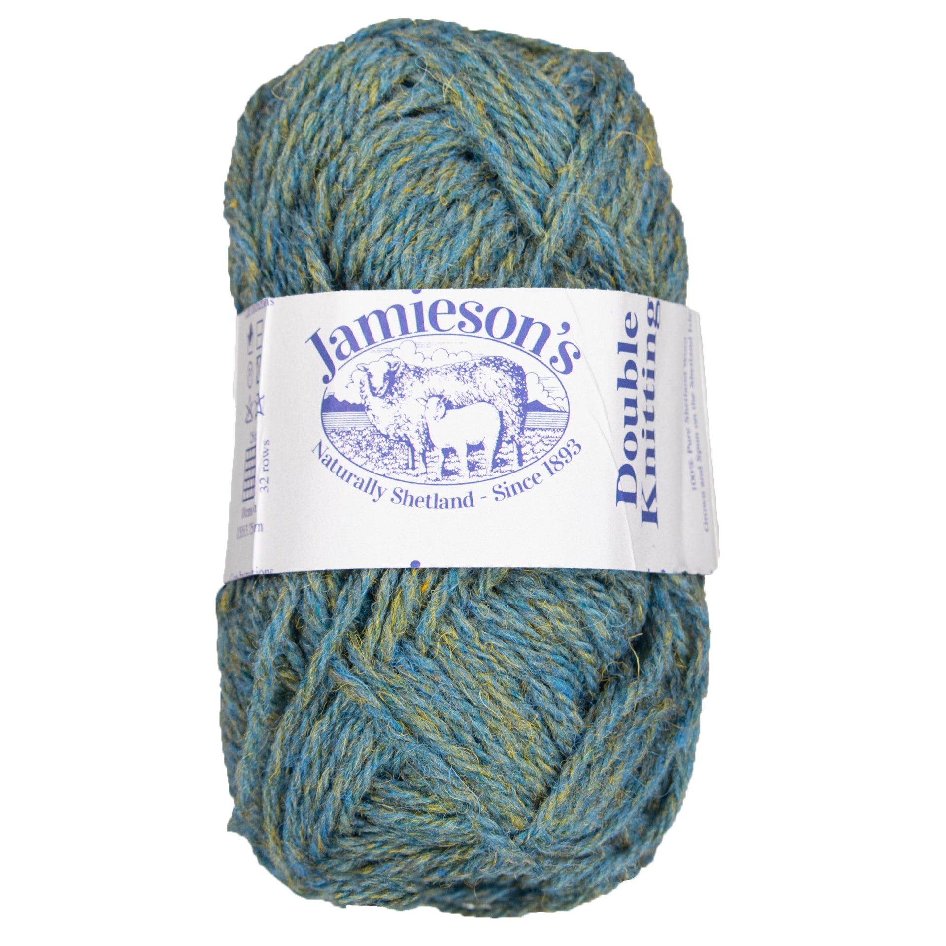 Jamieson's of Shetland Double Knitting Yarn - 240 Yell Sound Blue - Zoom Image

