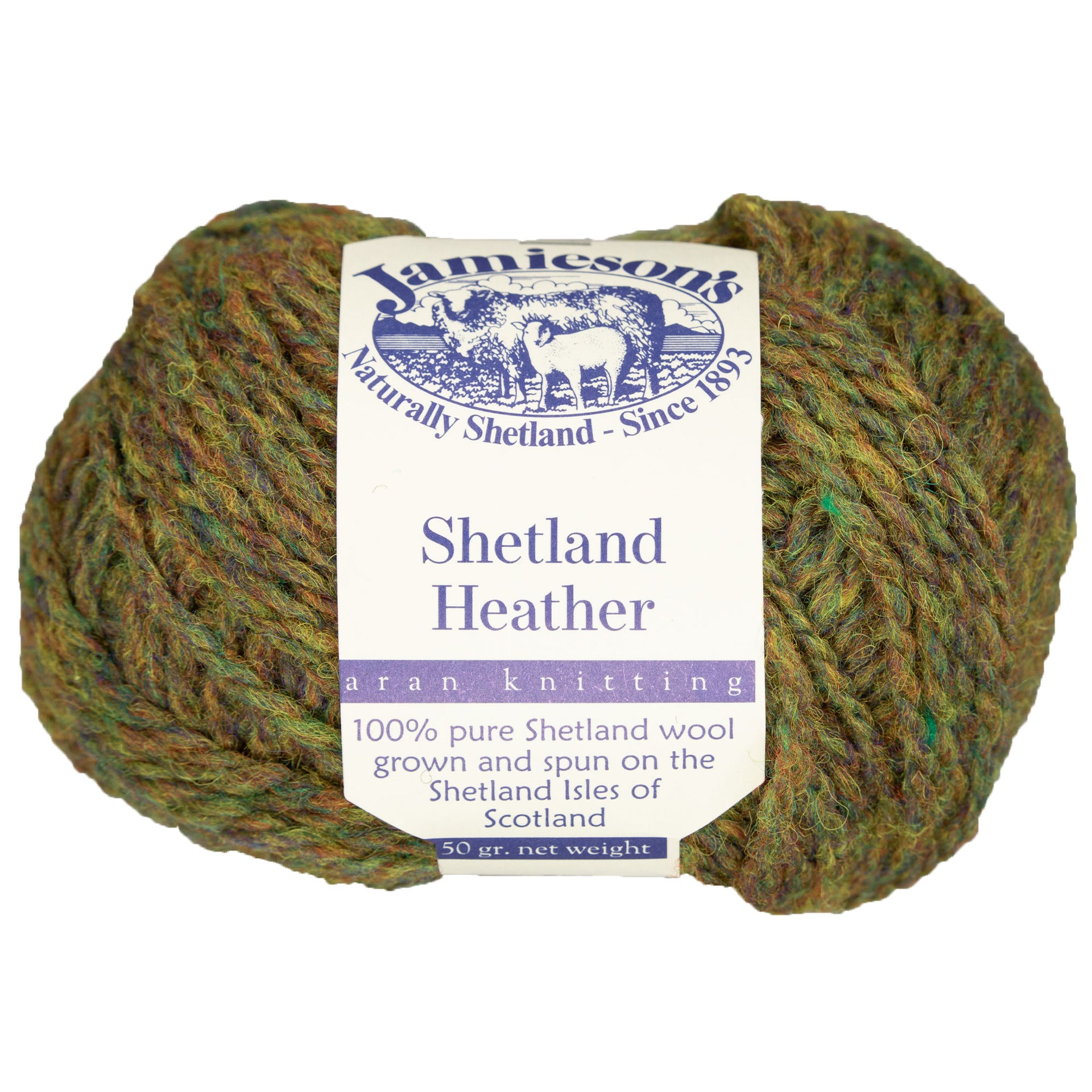 Jamieson's of Shetland Heather Aran Yarn - 998 Autumn - Zoom Image
