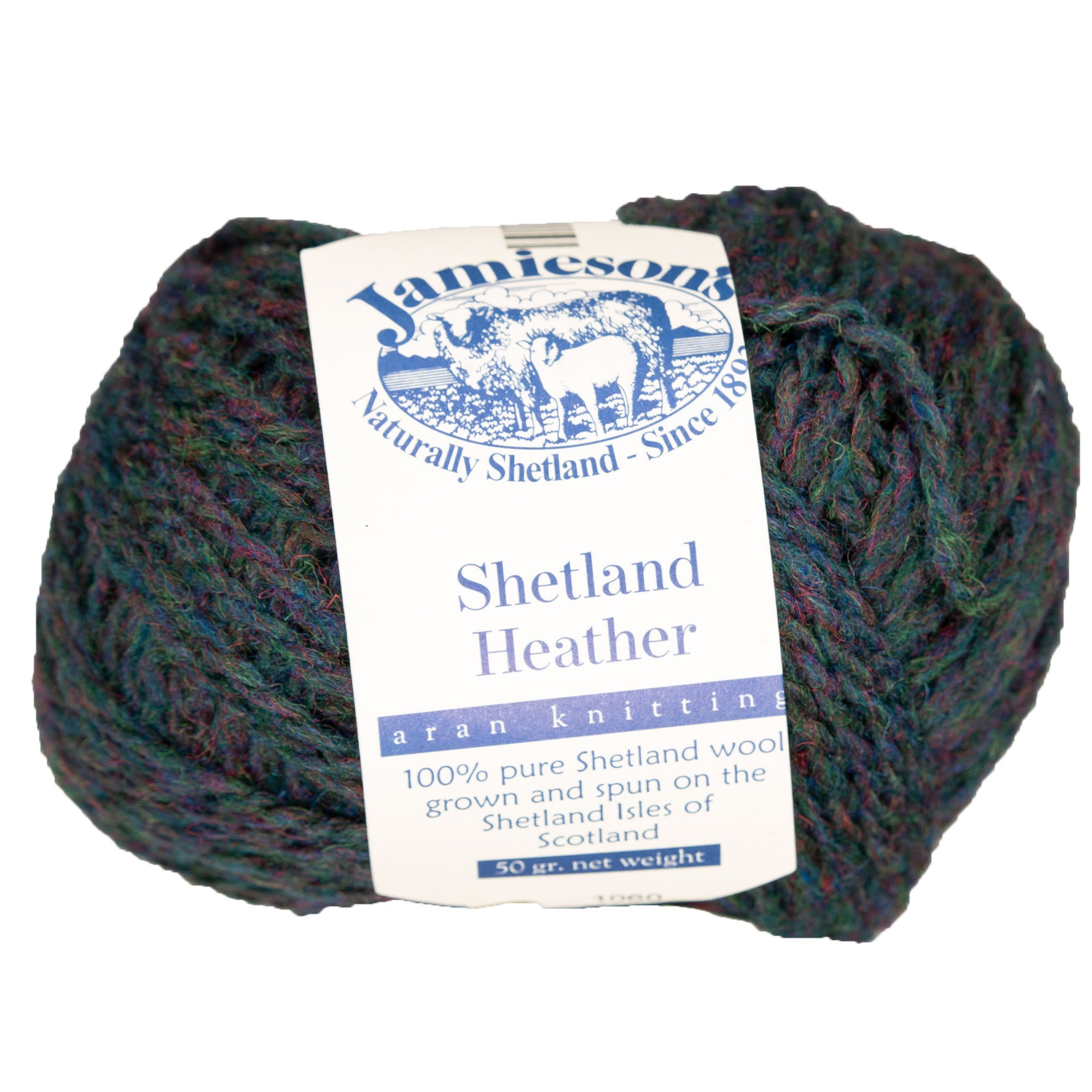 Jamieson's of Shetland Heather Aran Yarn - 1060 Cedar - Zoom Image
