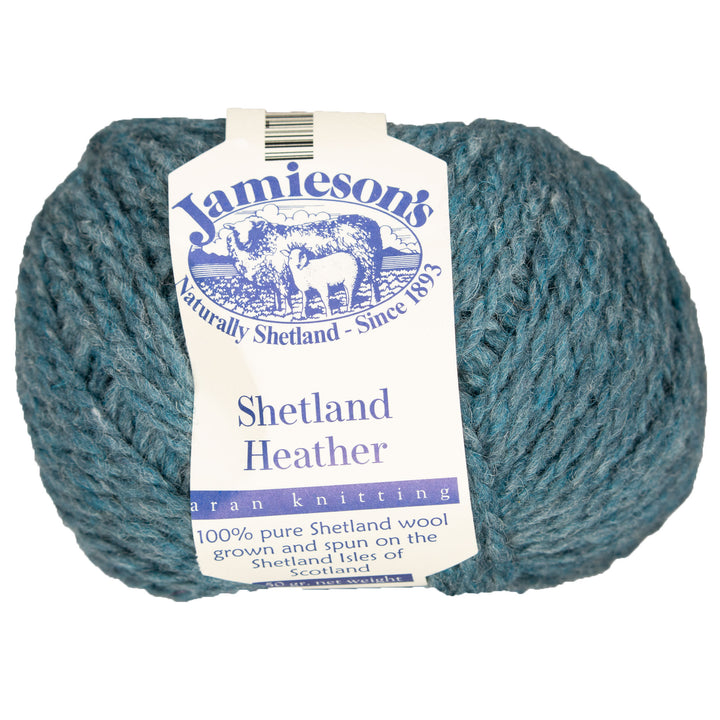 Jamieson's of Shetland Heather Aran Yarn - 1000 Duck Egg - Zoom Image
