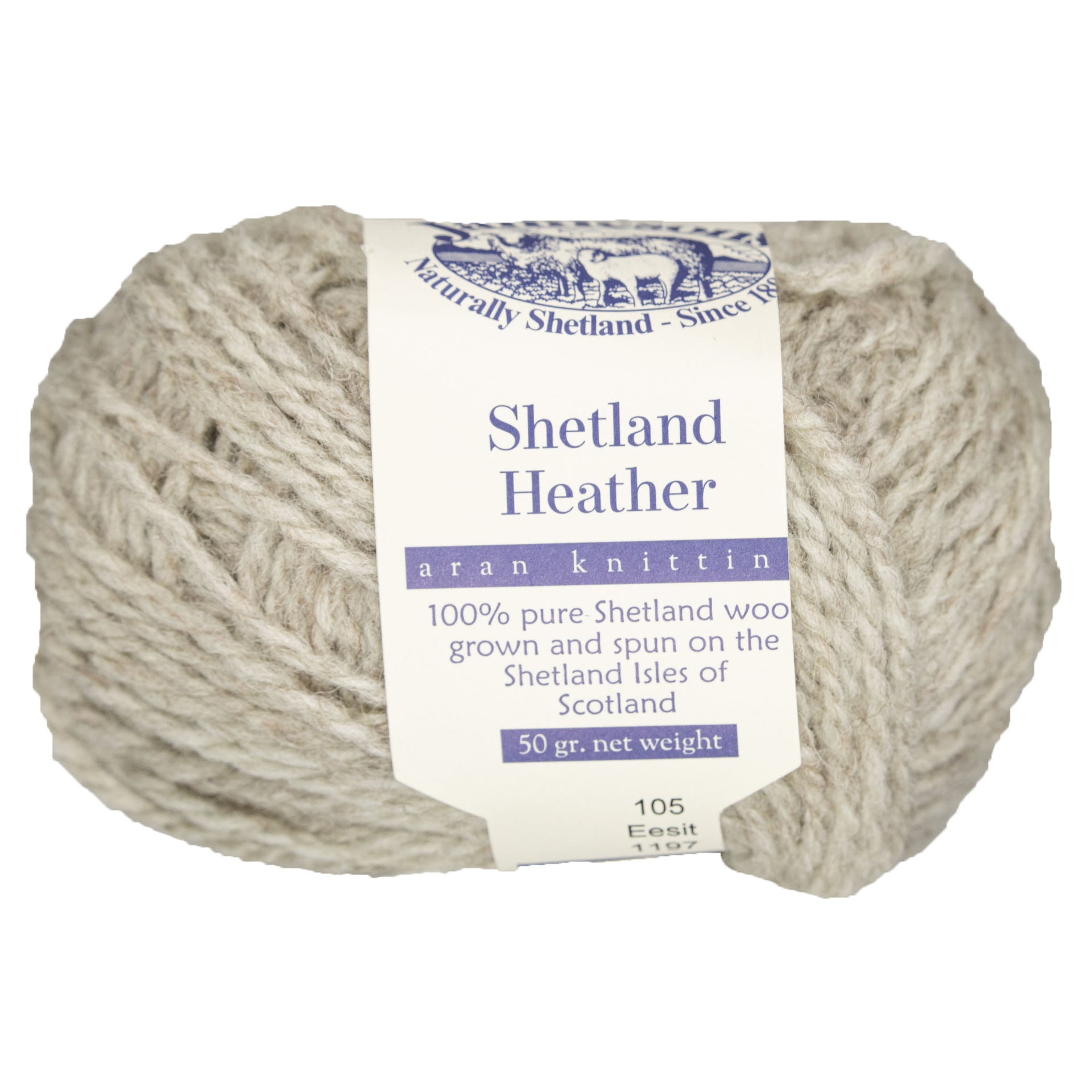 Jamieson's of Shetland Heather Aran Yarn - 105 Eesit - Zoom Image
