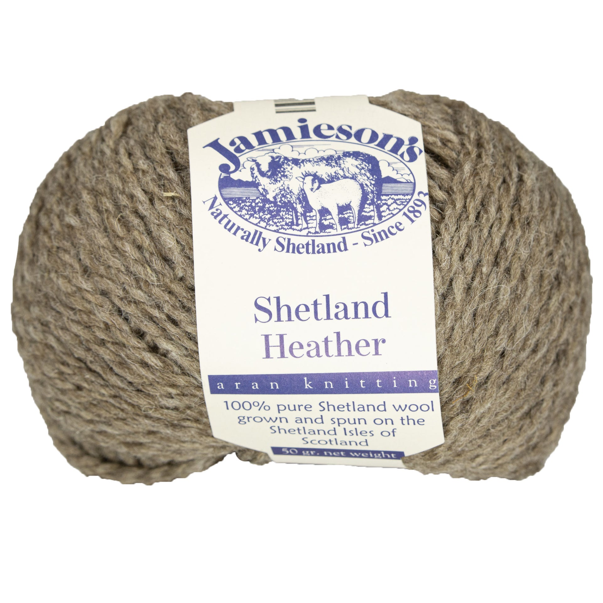 Jamieson's of Shetland Heather Aran Yarn - 107 Mogit - Zoom Image
