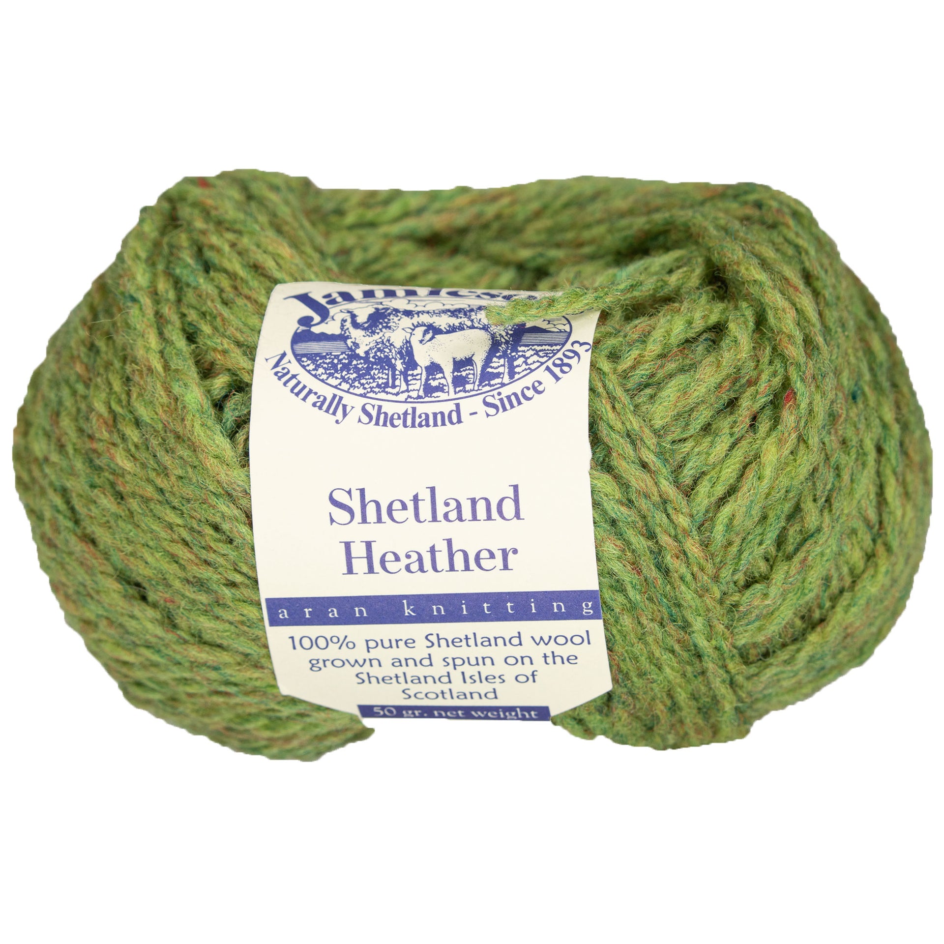 Jamieson's of Shetland Heather Aran Yarn - 808 Pippin - Zoom Image
