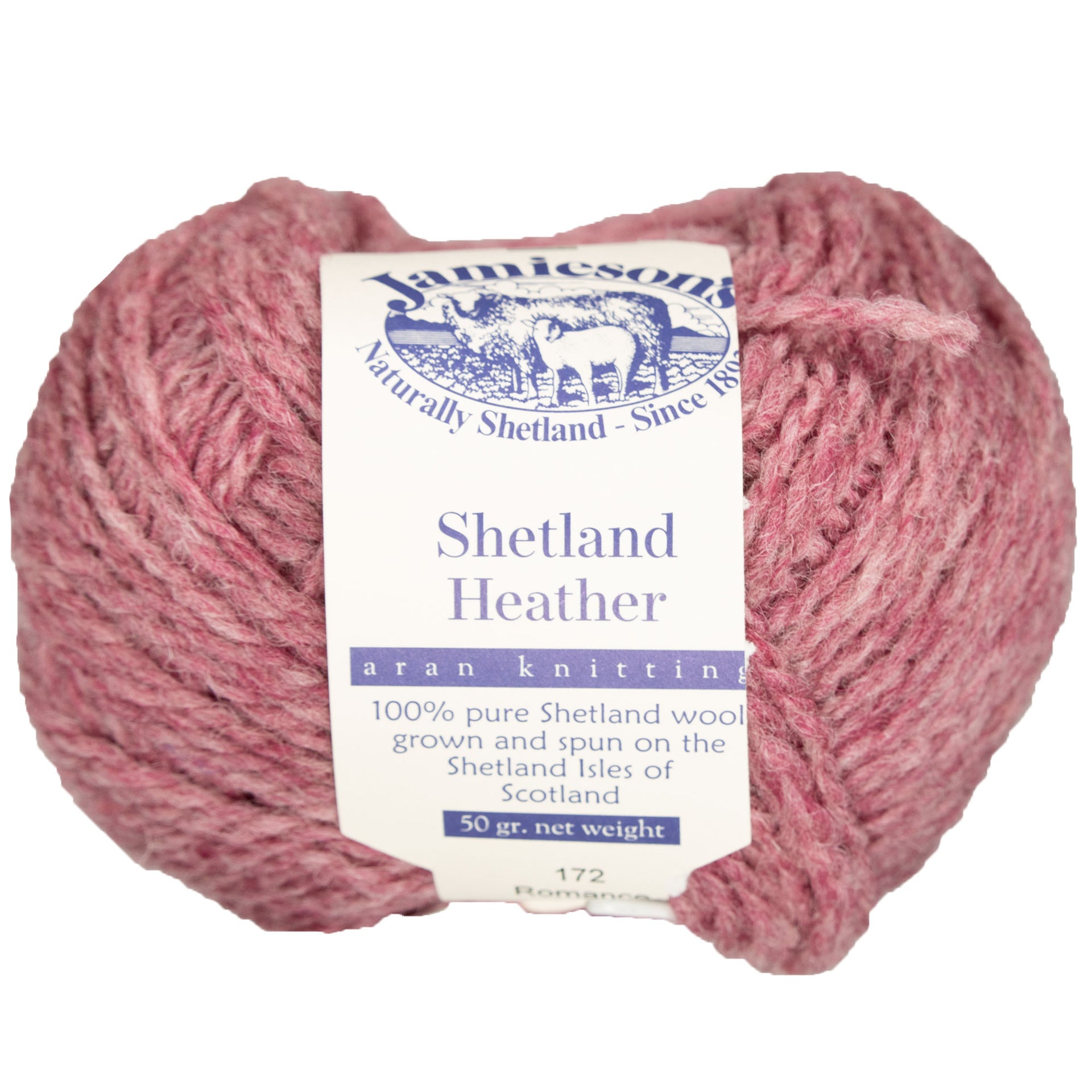 Jamieson's of Shetland Heather Aran Yarn - 172 Romance - Zoom Image
