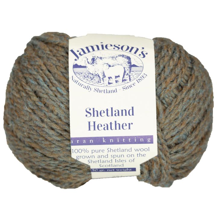 Jamieson's of Shetland Heather Aran Yarn - 251 Topaz (Backordered) - Zoom Image