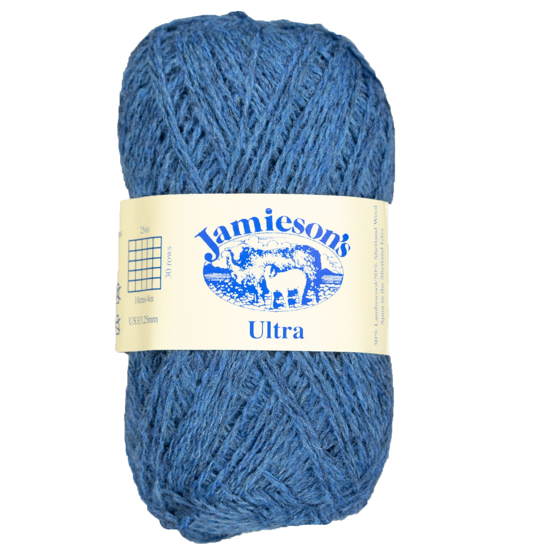 Jamieson's of Shetland Ultra Lace Weight Yarn - 168 Clyde Blue - Zoom Image
