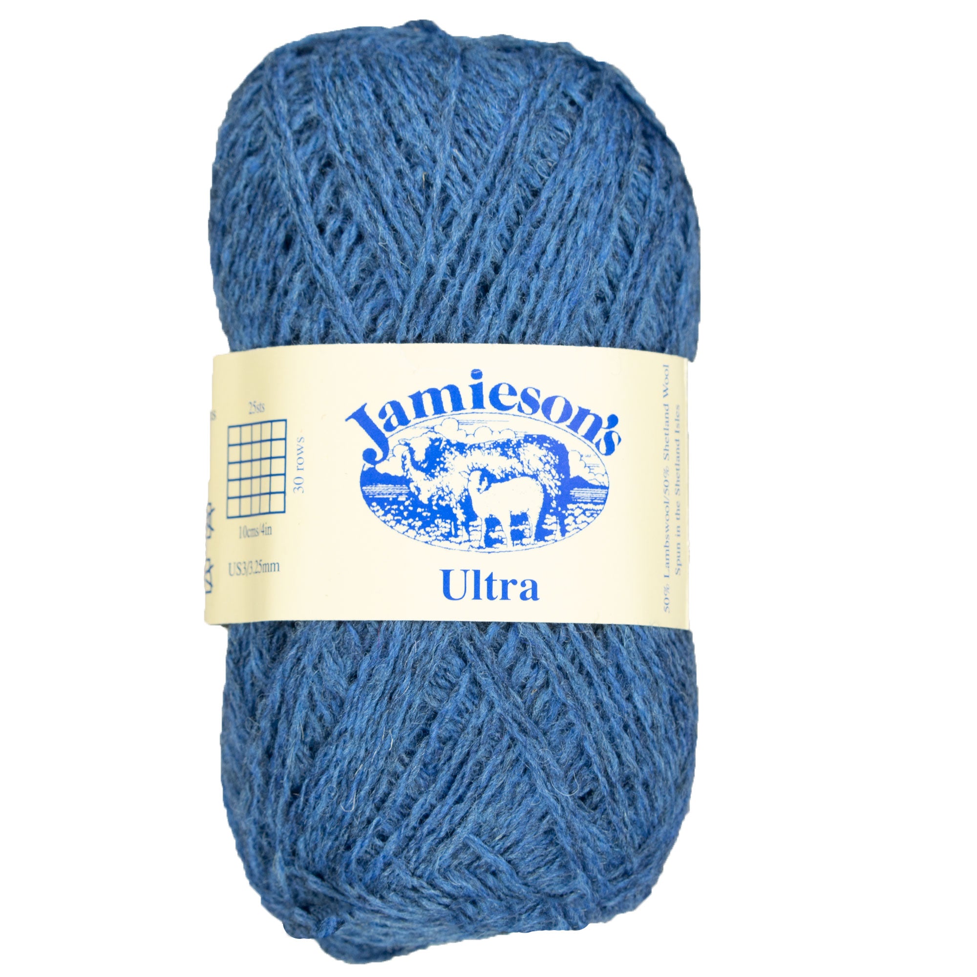 Jamieson's of Shetland Ultra Lace Weight Yarn - 168 Clyde Blue - Zoom Image