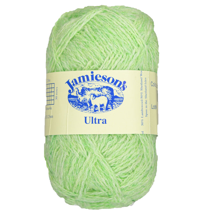 Jamieson's of Shetland Ultra Lace Weight Yarn - 783 Lime Cordial - Zoom Image