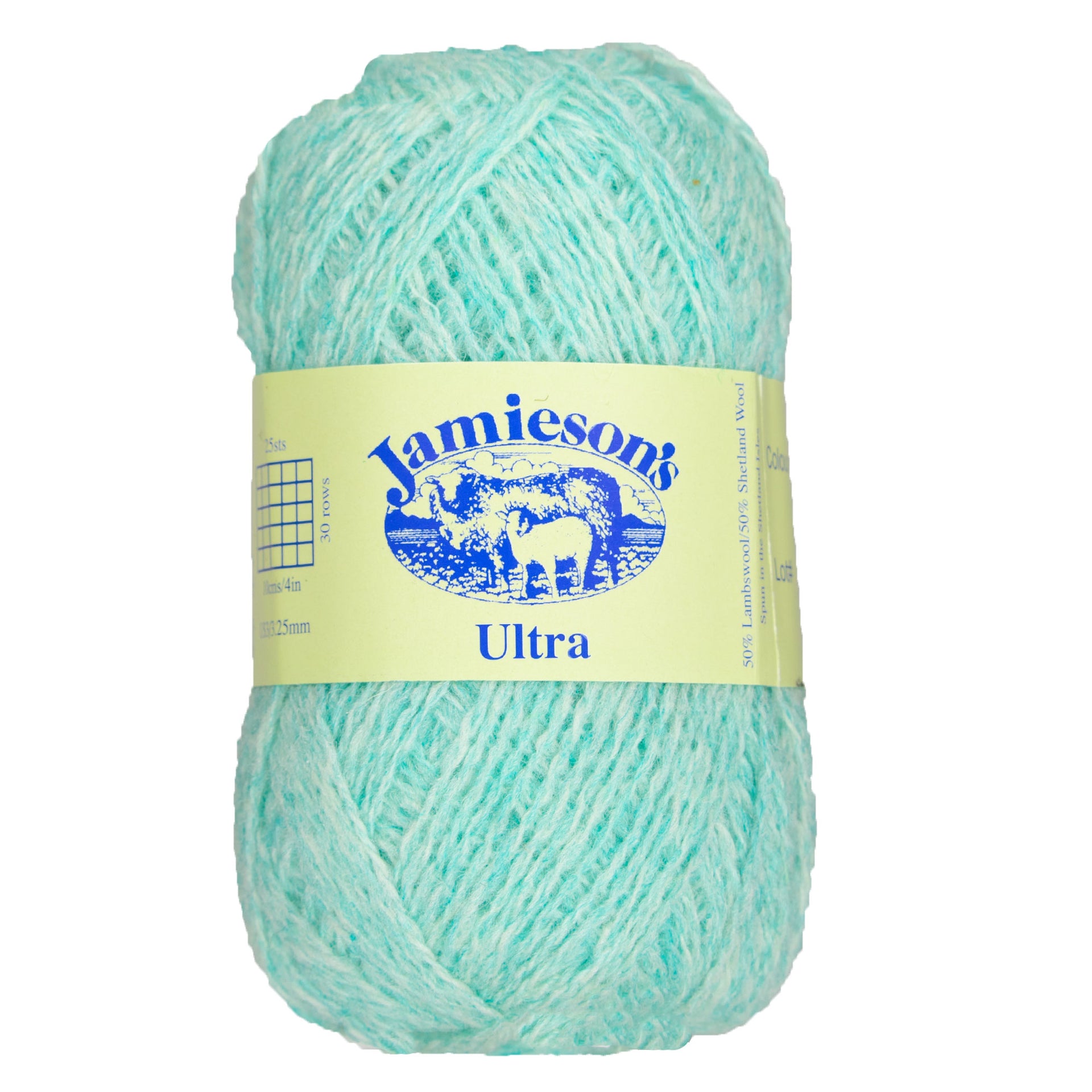 Jamieson's of Shetland Ultra Lace Weight Yarn - 777 Mint Julip - Zoom Image
