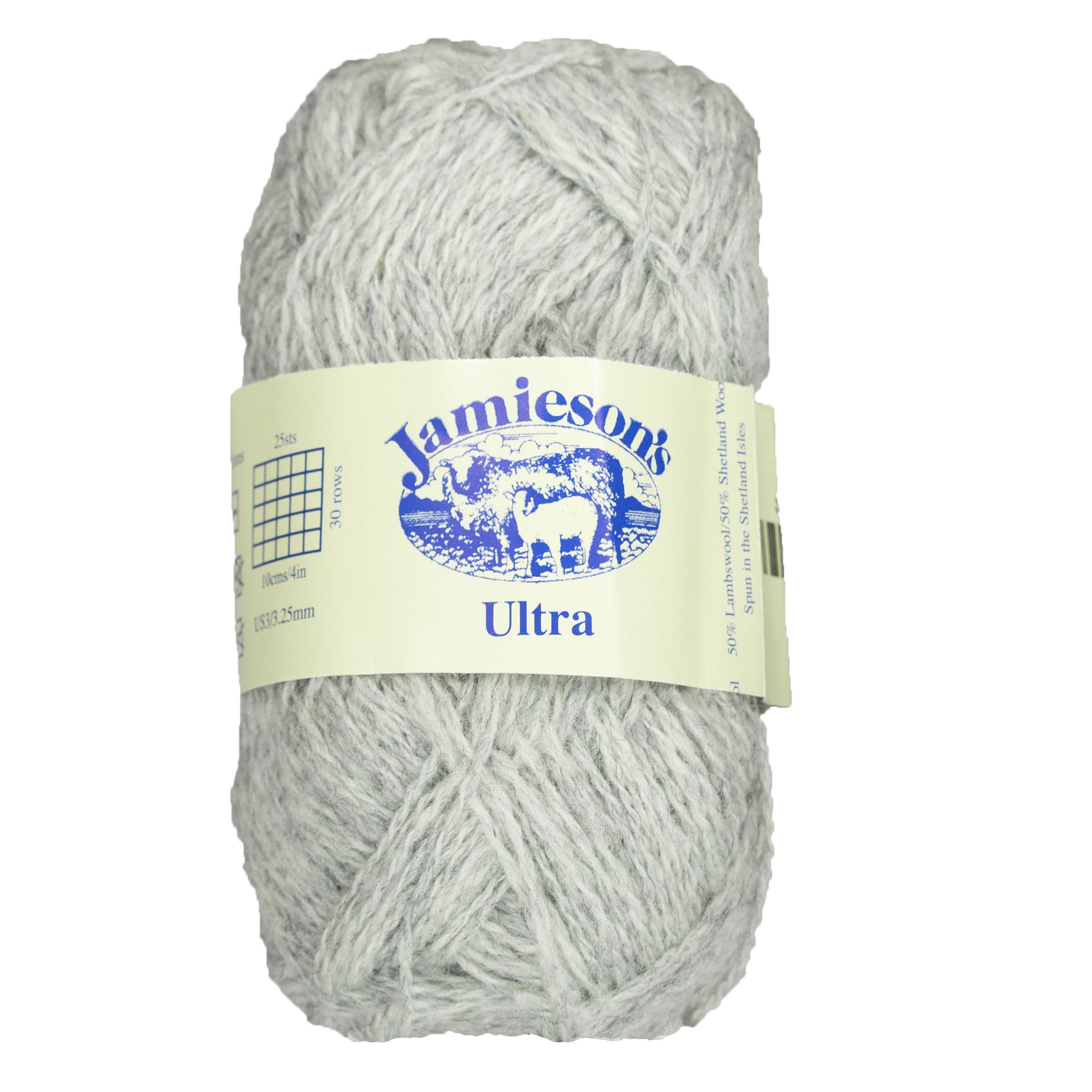 Jamieson's of Shetland Ultra Lace Weight Yarn - 314 Silver - Zoom Image

