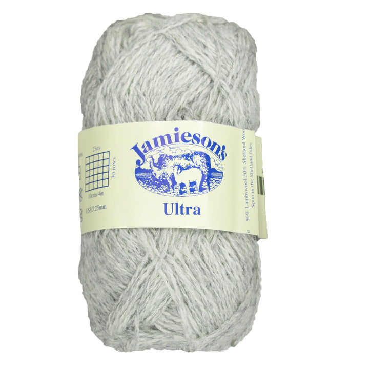 Jamieson's of Shetland Ultra Lace Weight Yarn - 314 Silver - Zoom Image