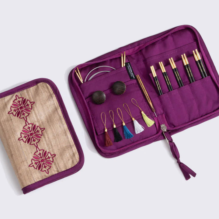 Lantern Moon Ebony Interchangeable Needle Sets - Grace - 4 Inch Tips US 2.5-8 - Zoom Image