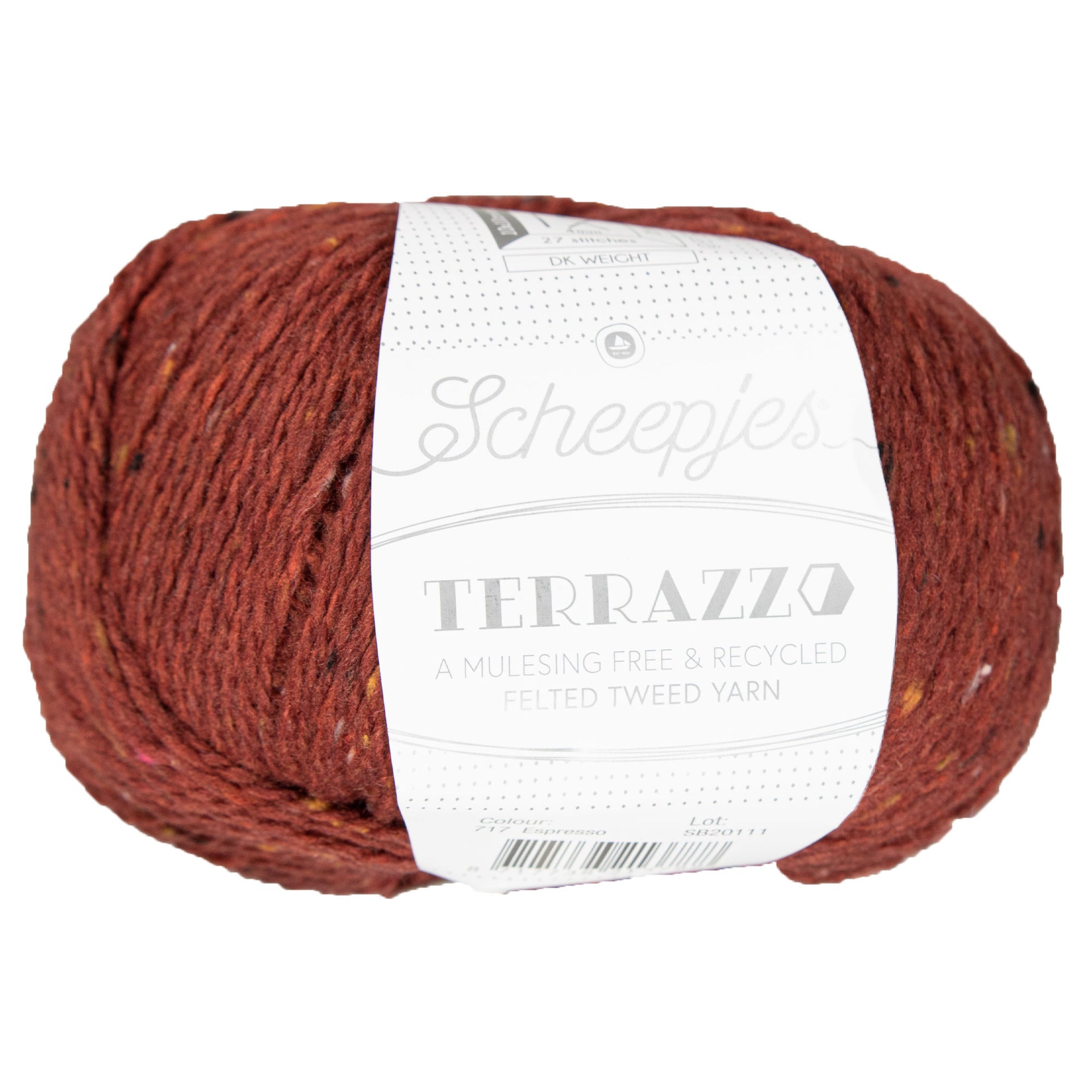 Scheepjes Terrazzo Yarn - 717 Espresso - Zoom Image
