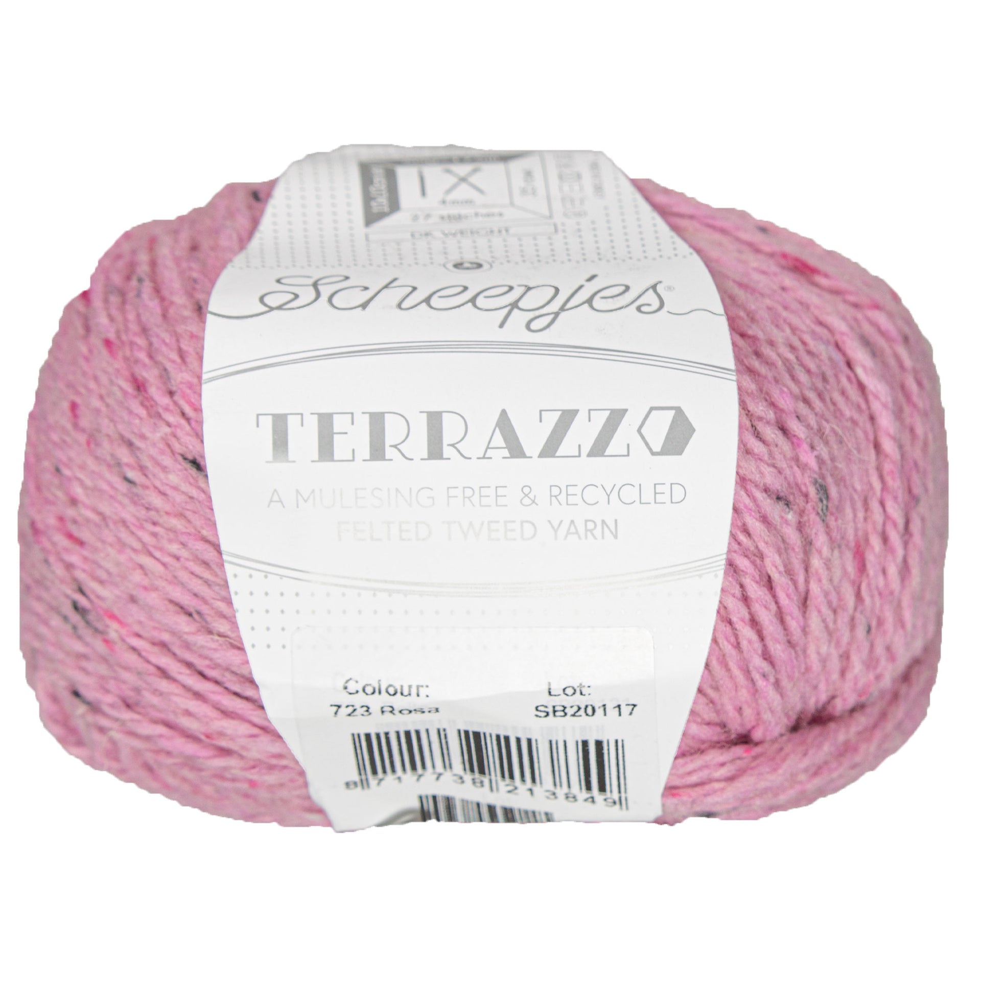 Scheepjes Terrazzo Yarn - 723 Rosa - Zoom Image
