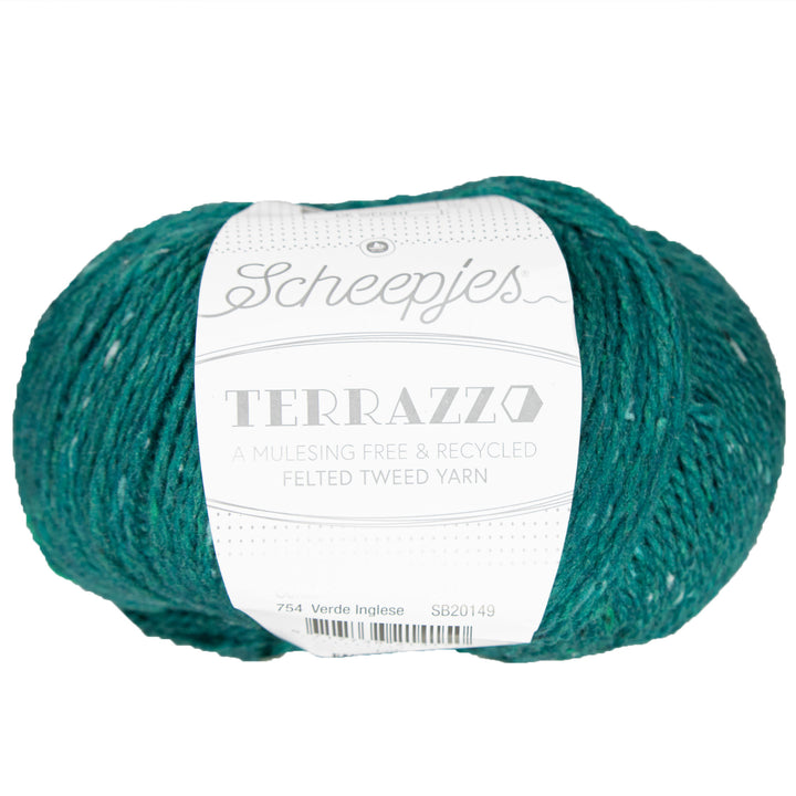 Scheepjes Terrazzo Yarn - 754 Verde Inglese - Zoom Image