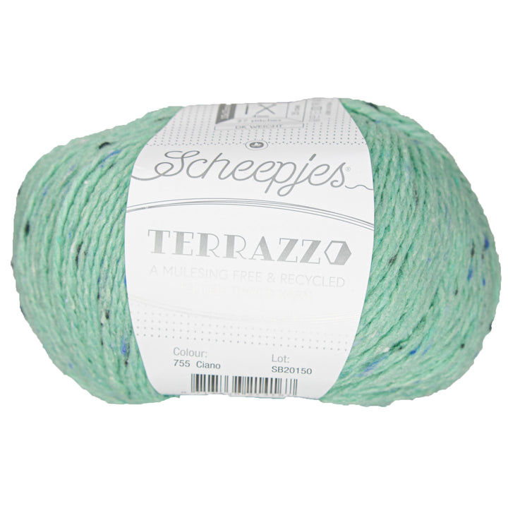 Scheepjes Terrazzo Yarn - 755 Ciano - Zoom Image