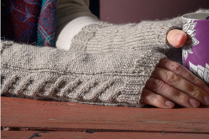 The Fibre Co. Patterns - Cable Wristwarmers - PDF Download - Extra Image