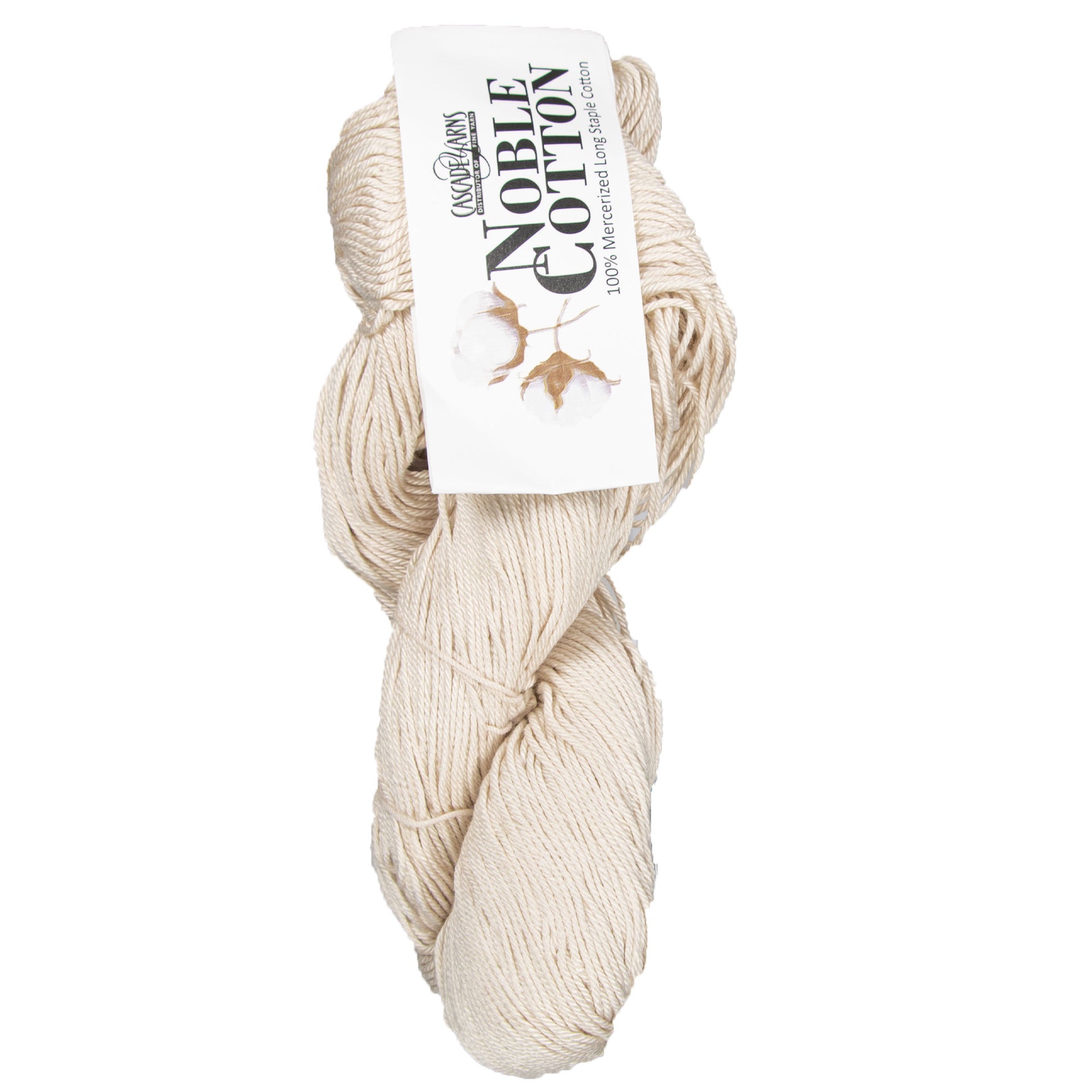 Cascade Yarns Noble Cotton Yarn - 17 White Sand - Zoom Image

