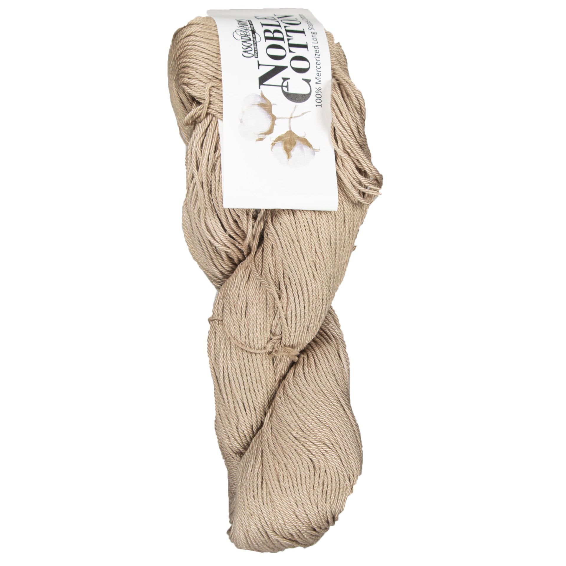 Cascade Yarns Noble Cotton Yarn - 19 Light Taupe - Zoom Image

