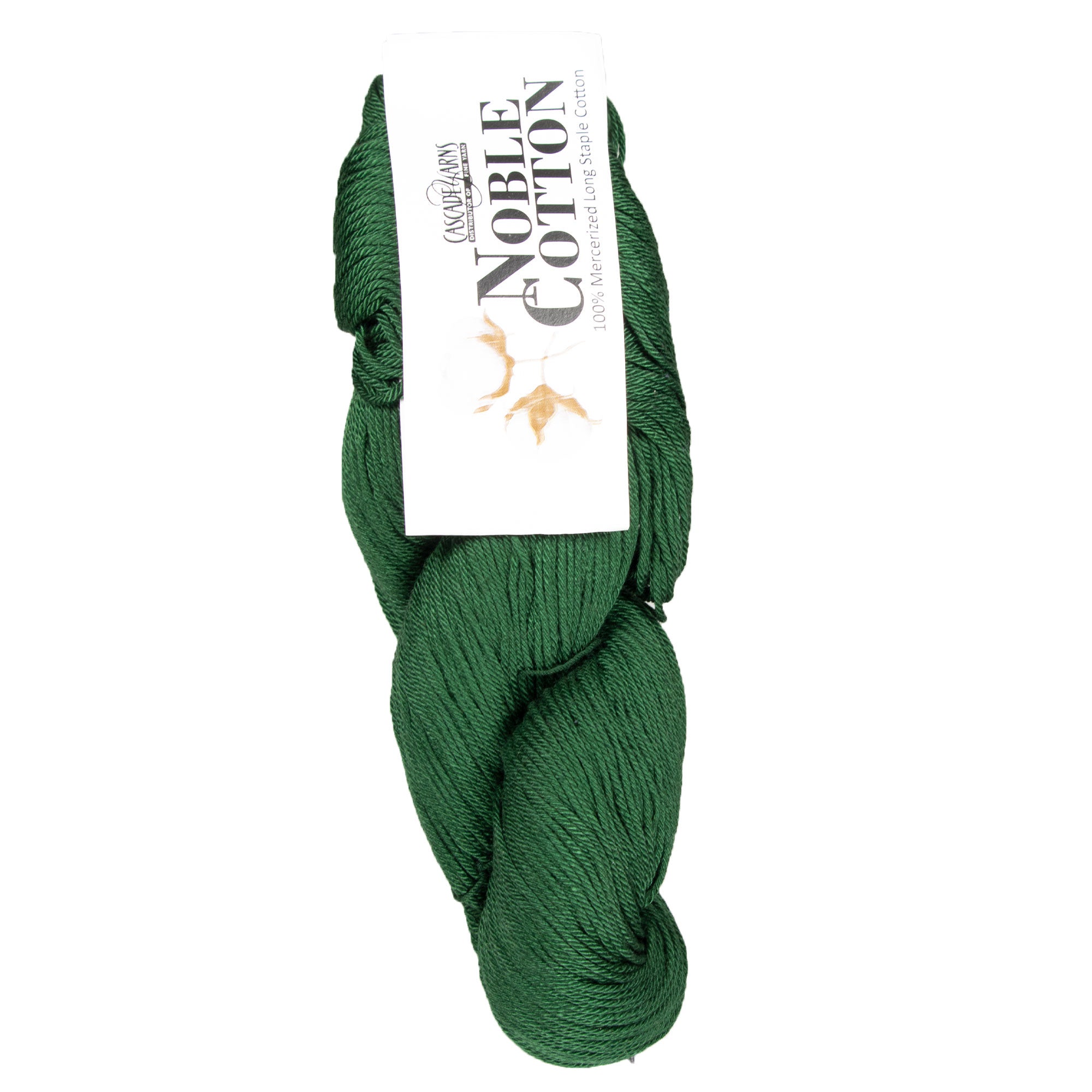 Cascade Yarns Noble Cotton Yarn - 22 Dark Green - Zoom Image