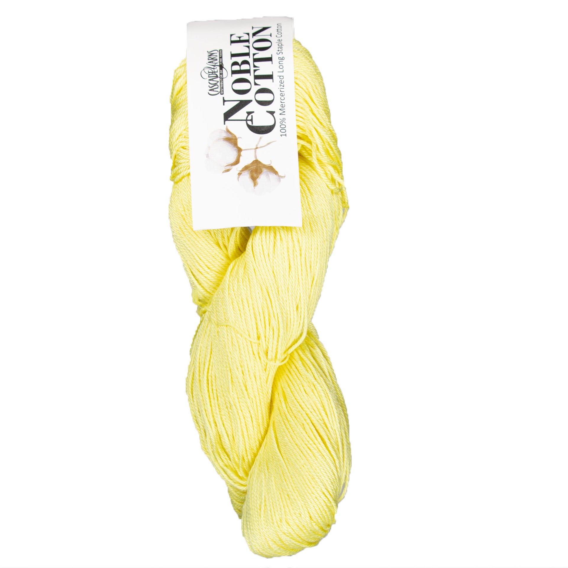 Cascade Yarns Noble Cotton Yarn - 29 Baby Yellow - Zoom Image
