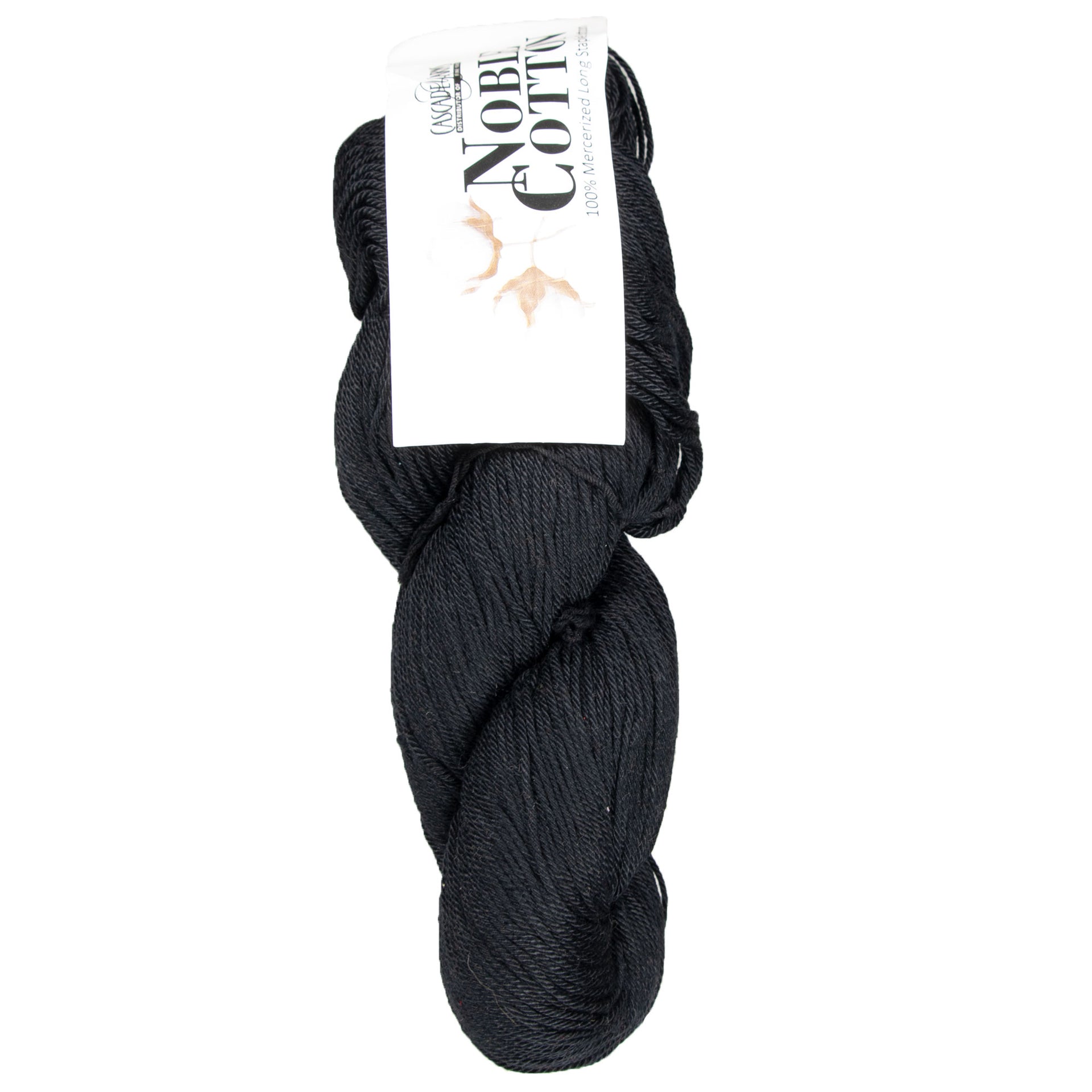 Cascade Yarns Noble Cotton Yarn - 38 Black - Zoom Image

