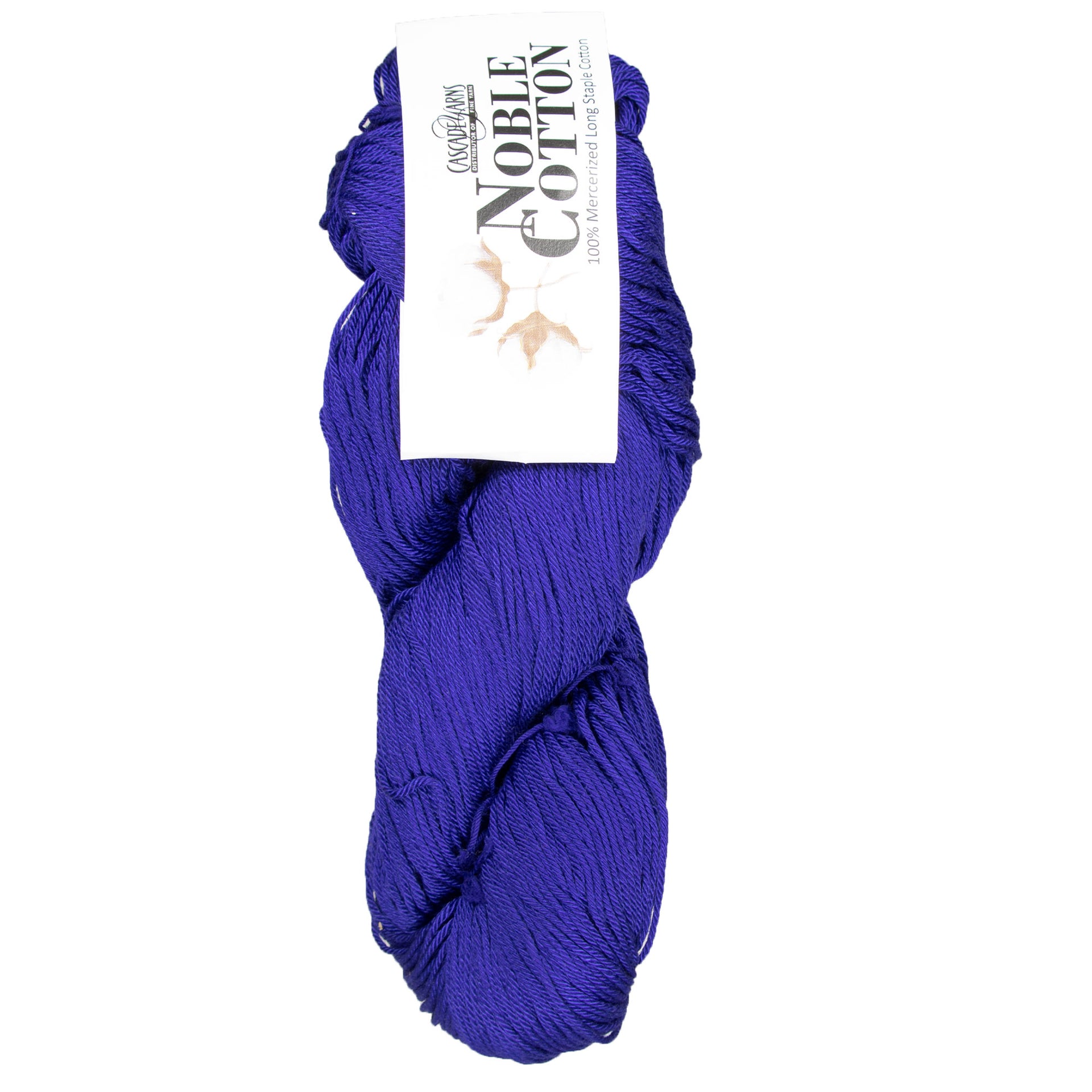 Cascade Yarns Noble Cotton Yarn - 59 Royal Blue - Zoom Image
