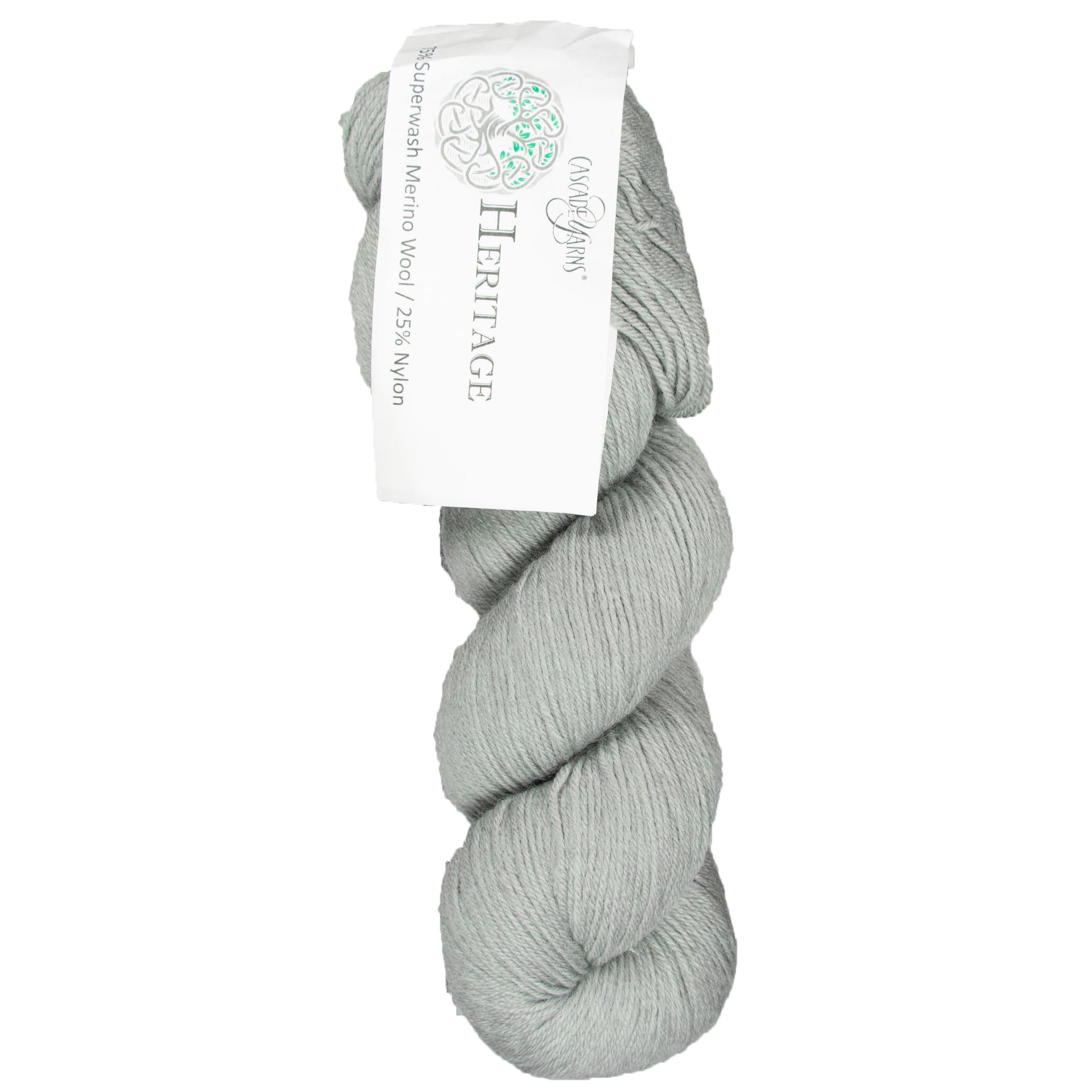 Cascade Yarns Heritage Yarn - 5755 Frost Gray - Zoom Image
