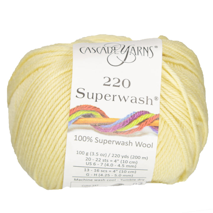 Cascade Yarns 220 Superwash Yarn - 0347 Chamomile - Zoom Image