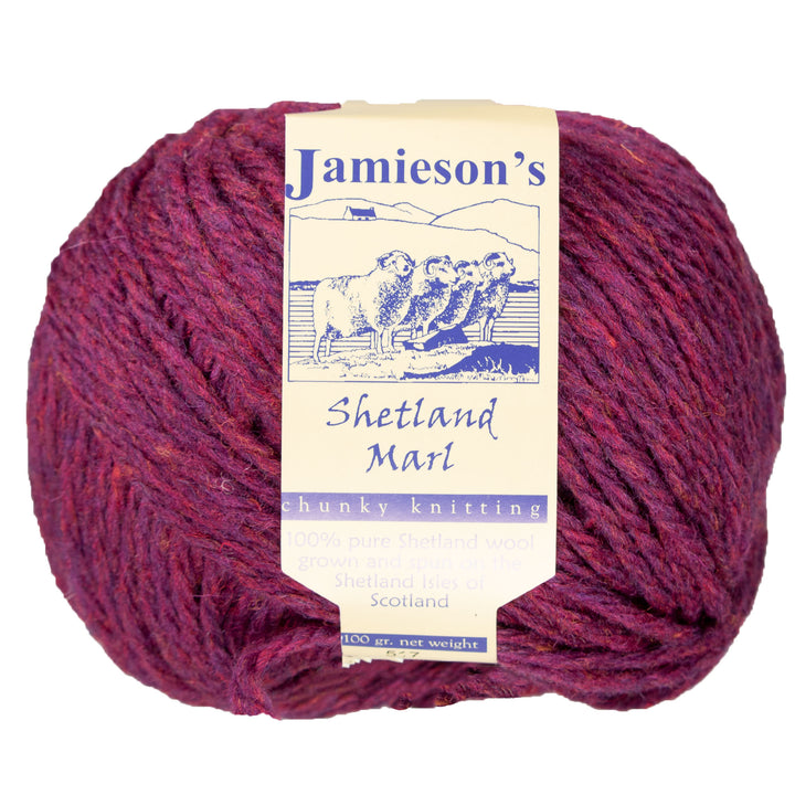 Jamieson's of Shetland Marl Chunky Yarn - 517 Mantilla - Zoom Image