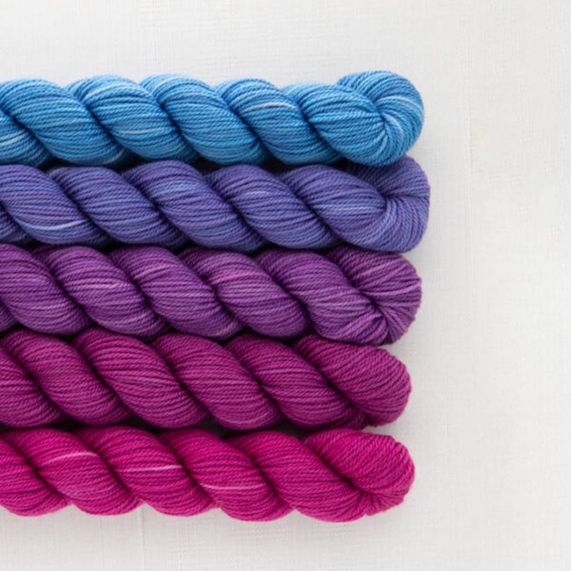 SweetGeorgia Tough Love Sock Party of Five Mini-Skein Set Yarn - Garden Party - Zoom Image
