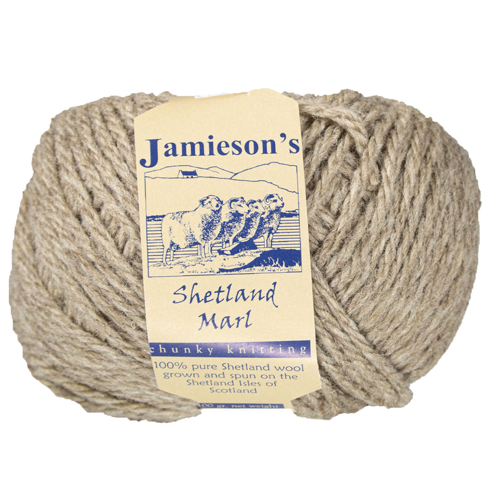 Jamieson's of Shetland Marl Chunky Yarn - 106 Mooskit - Zoom Image