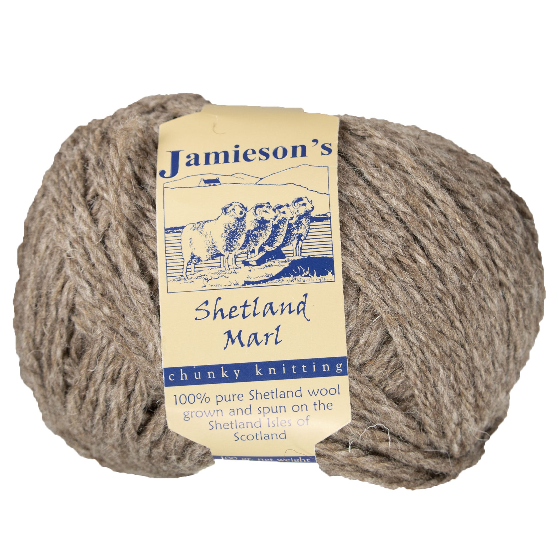 Jamieson's of Shetland Marl Chunky Yarn - 107 Mogit - Zoom Image
