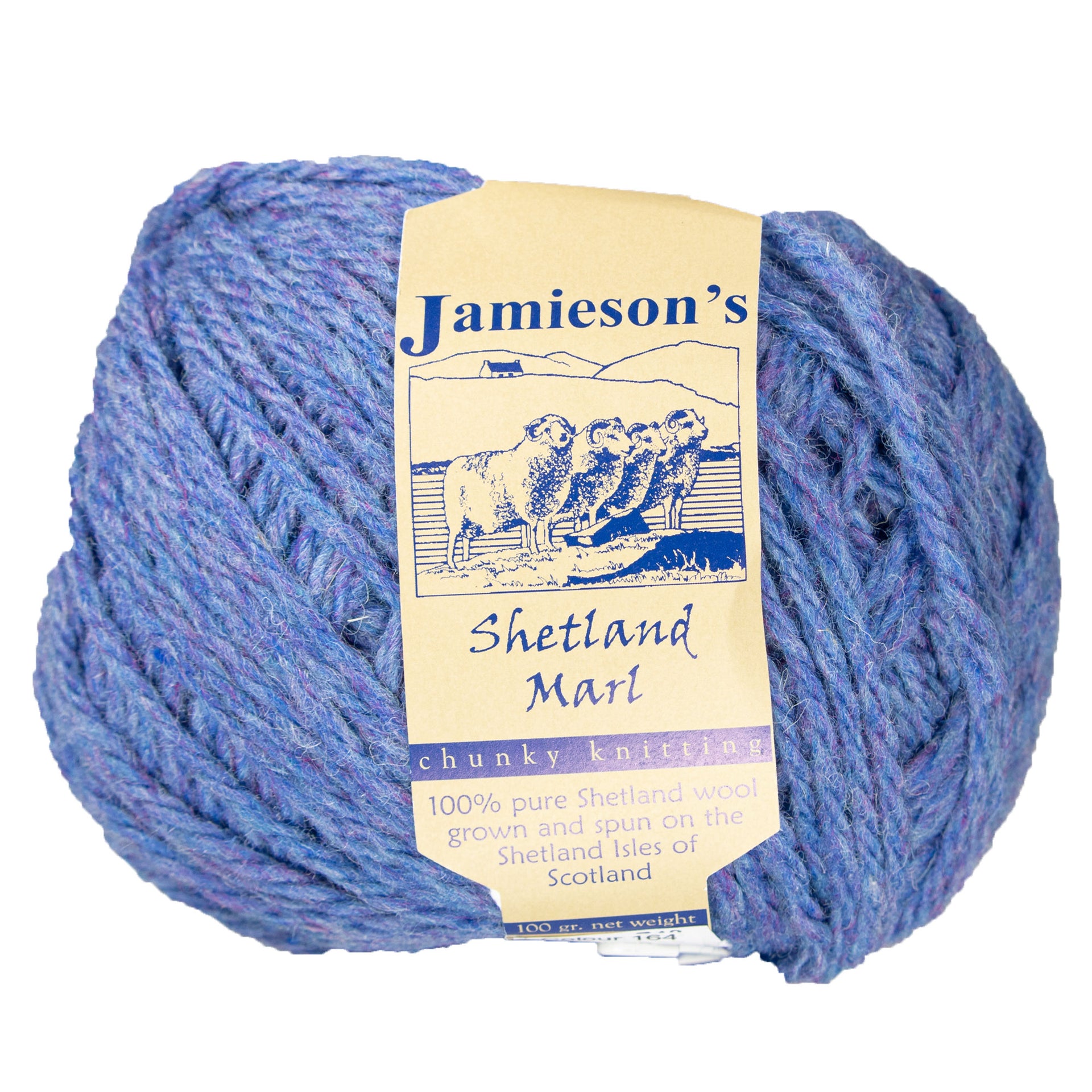 Jamieson's of Shetland Marl Chunky Yarn - 164 Horizon - Zoom Image
